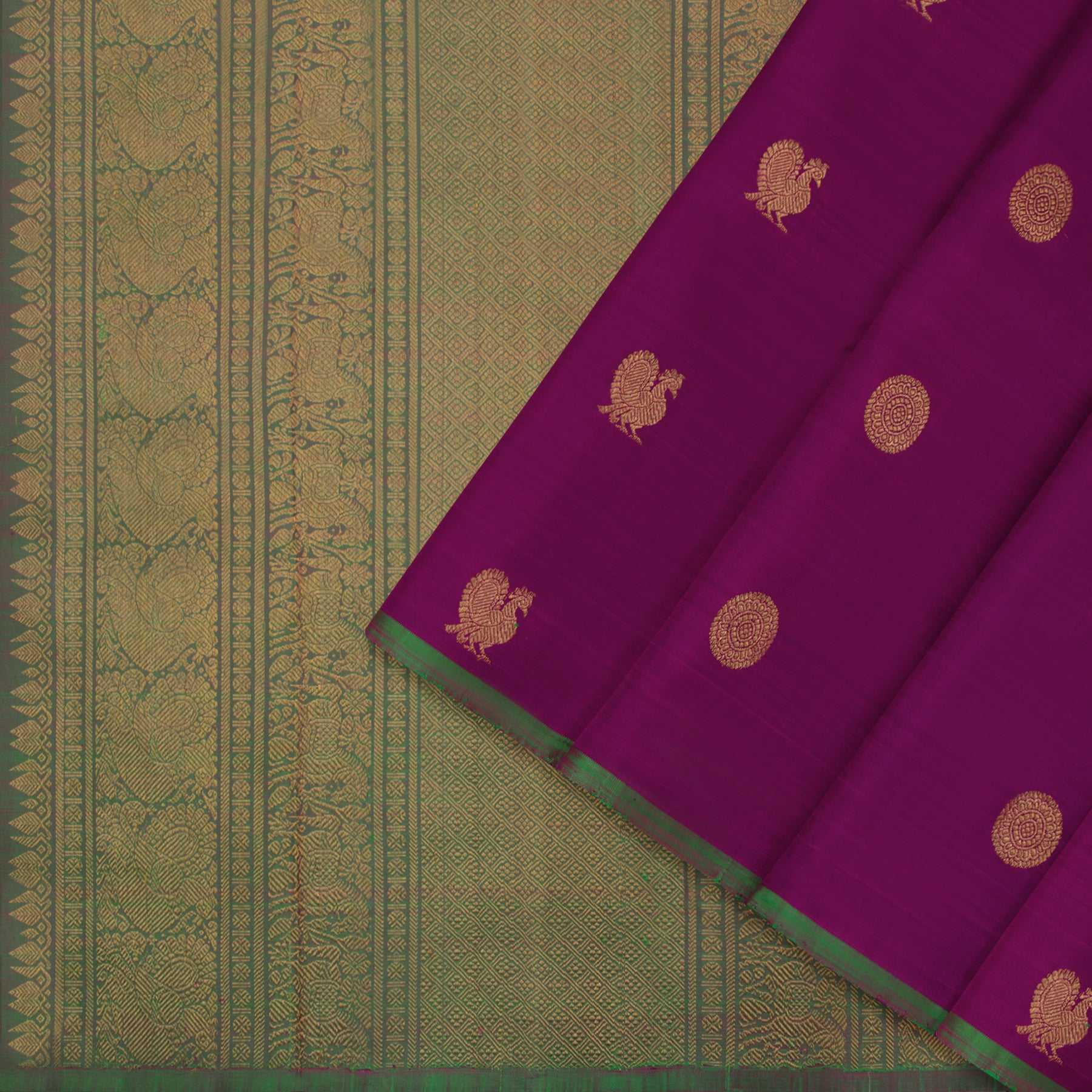 Kanakavalli Kanjivaram Silk Sari 22-595-HS001-11911 - Cover View