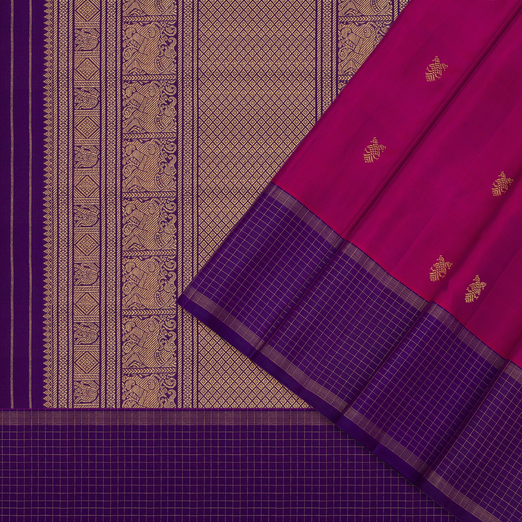 Kanakavalli Kanjivaram Silk Sari 22-595-HS001-12006 - Cover View