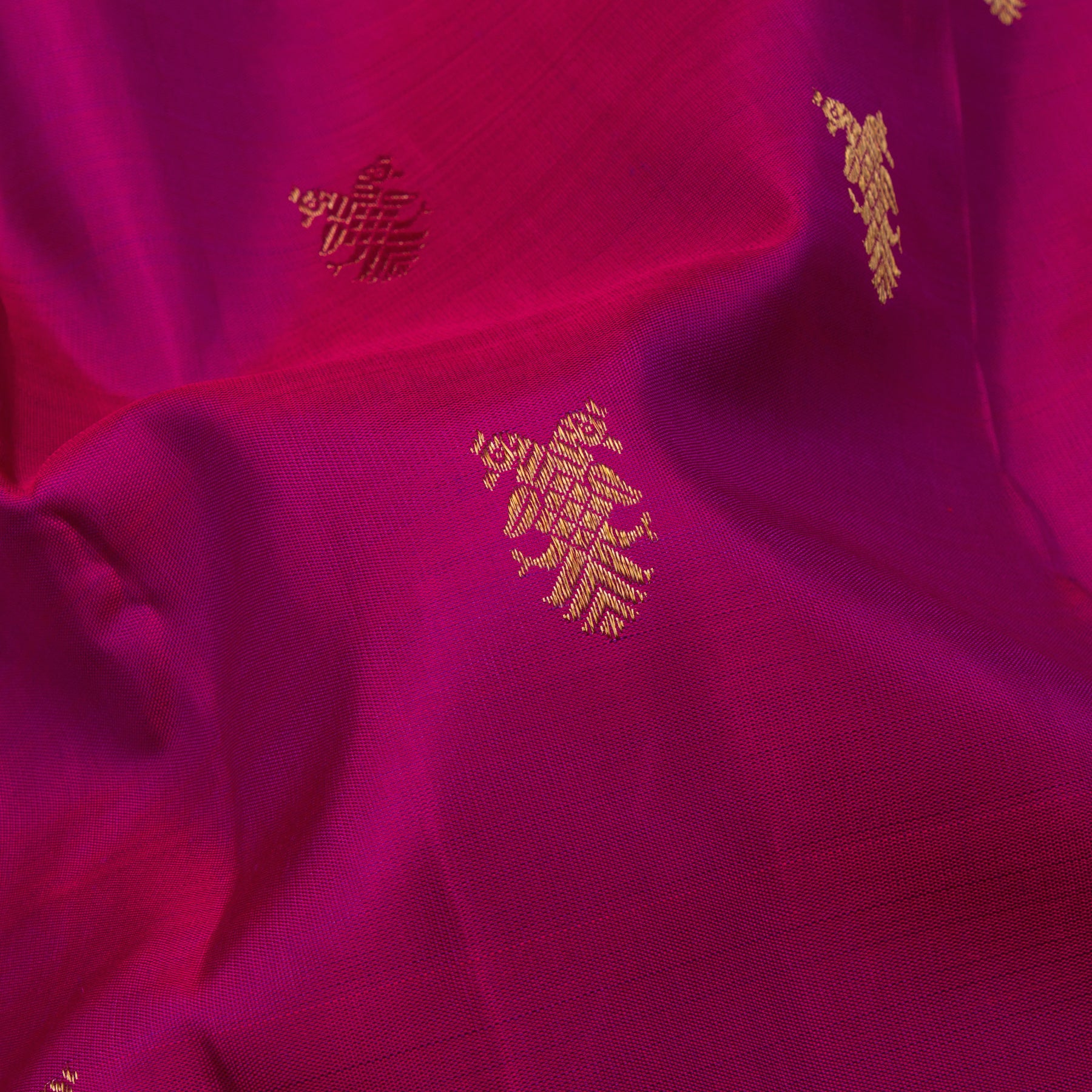 Kanakavalli Kanjivaram Silk Sari 22-595-HS001-12006 - Fabric View