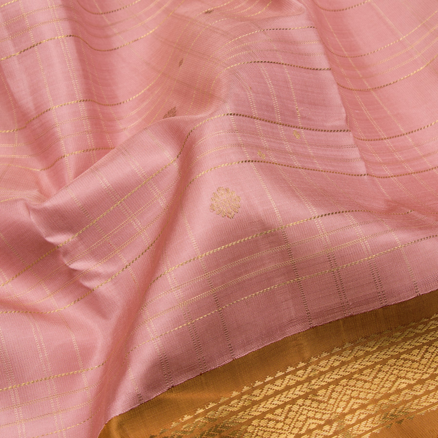 Kanakavalli Kanjivaram Silk Sari 22-595-HS001-12406 - Fabric View