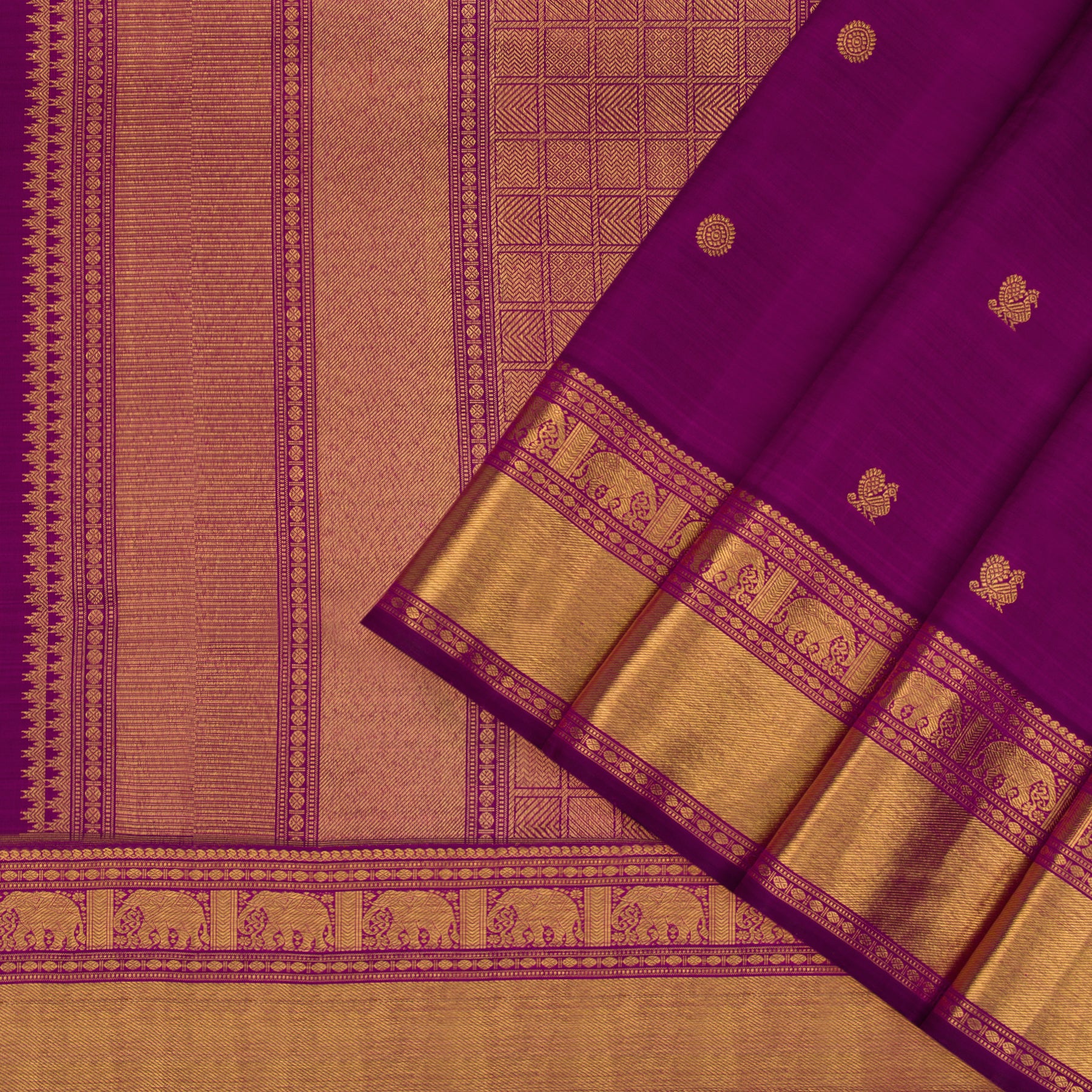 Kanakavalli Kanjivaram Silk Sari 22-595-HS001-12434