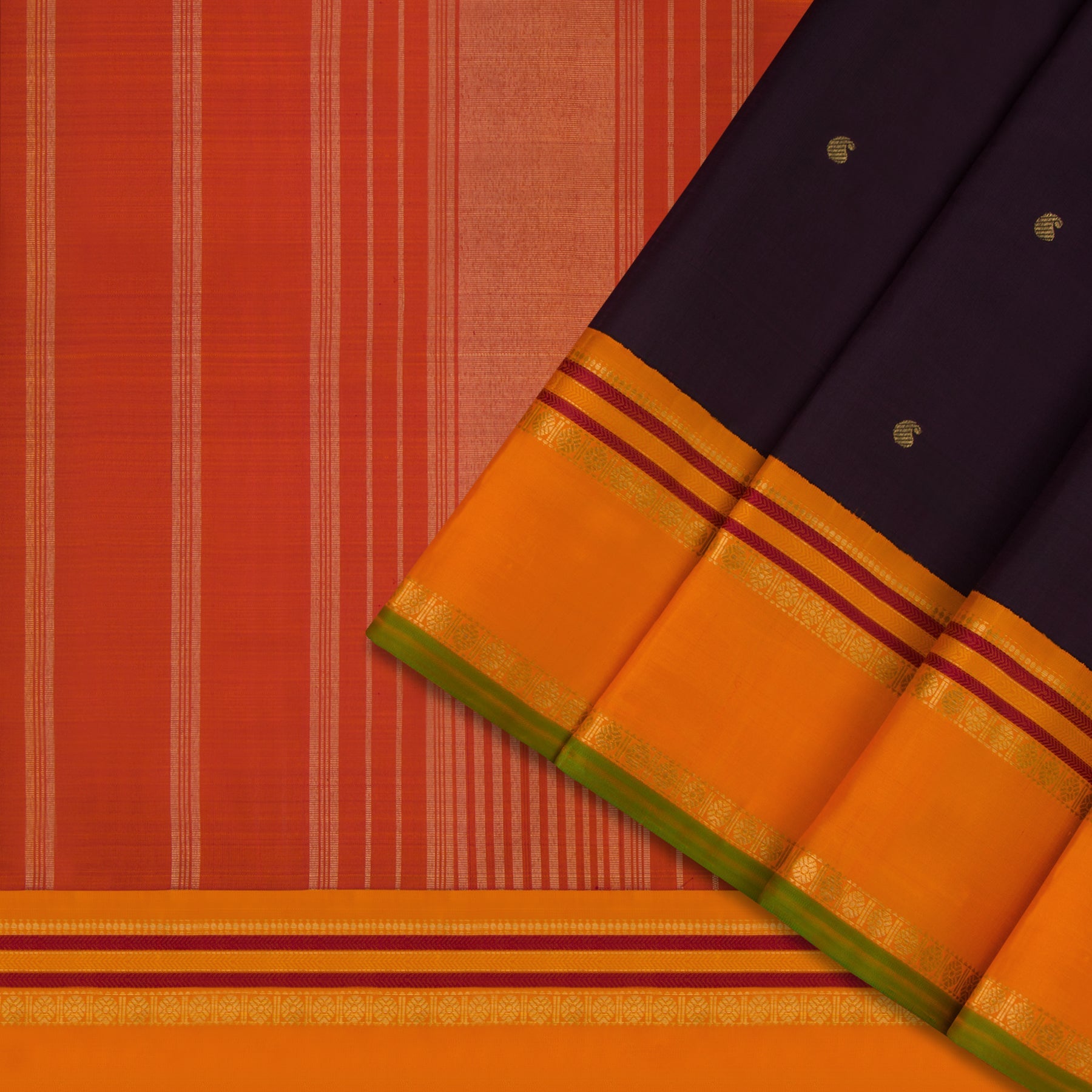 Kanakavalli Kanjivaram Silk Sari 22-595-HS001-13399 - Cover View