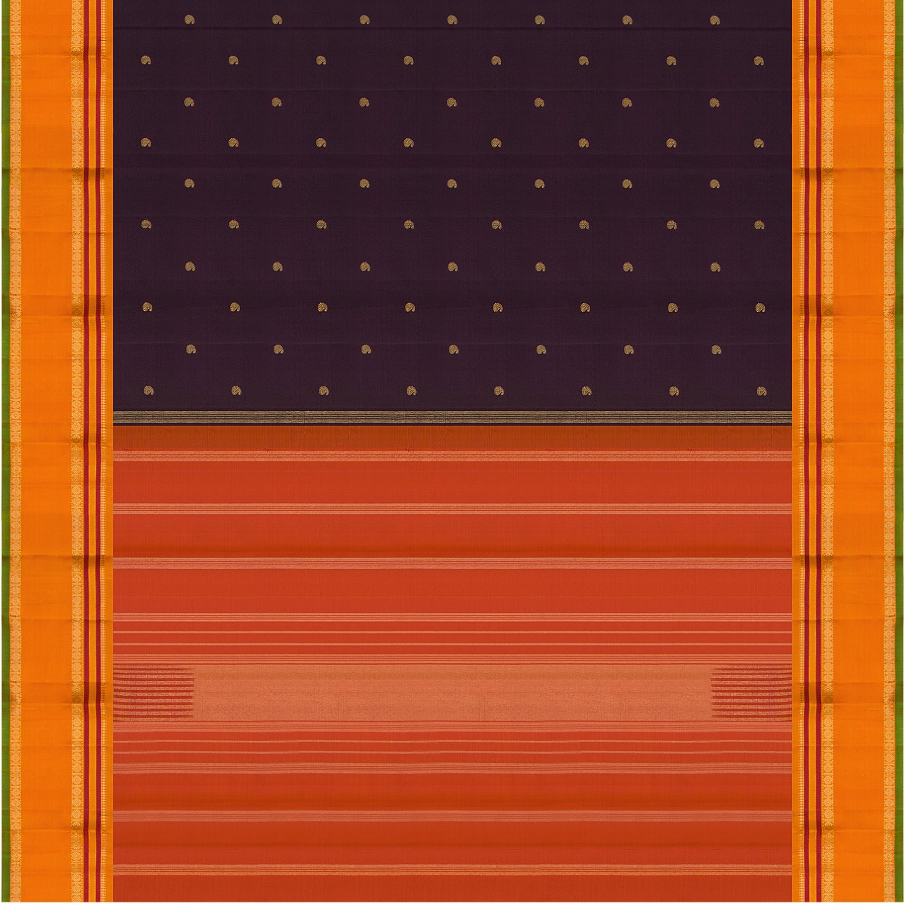 Kanakavalli Kanjivaram Silk Sari 22-595-HS001-13399 - Full View