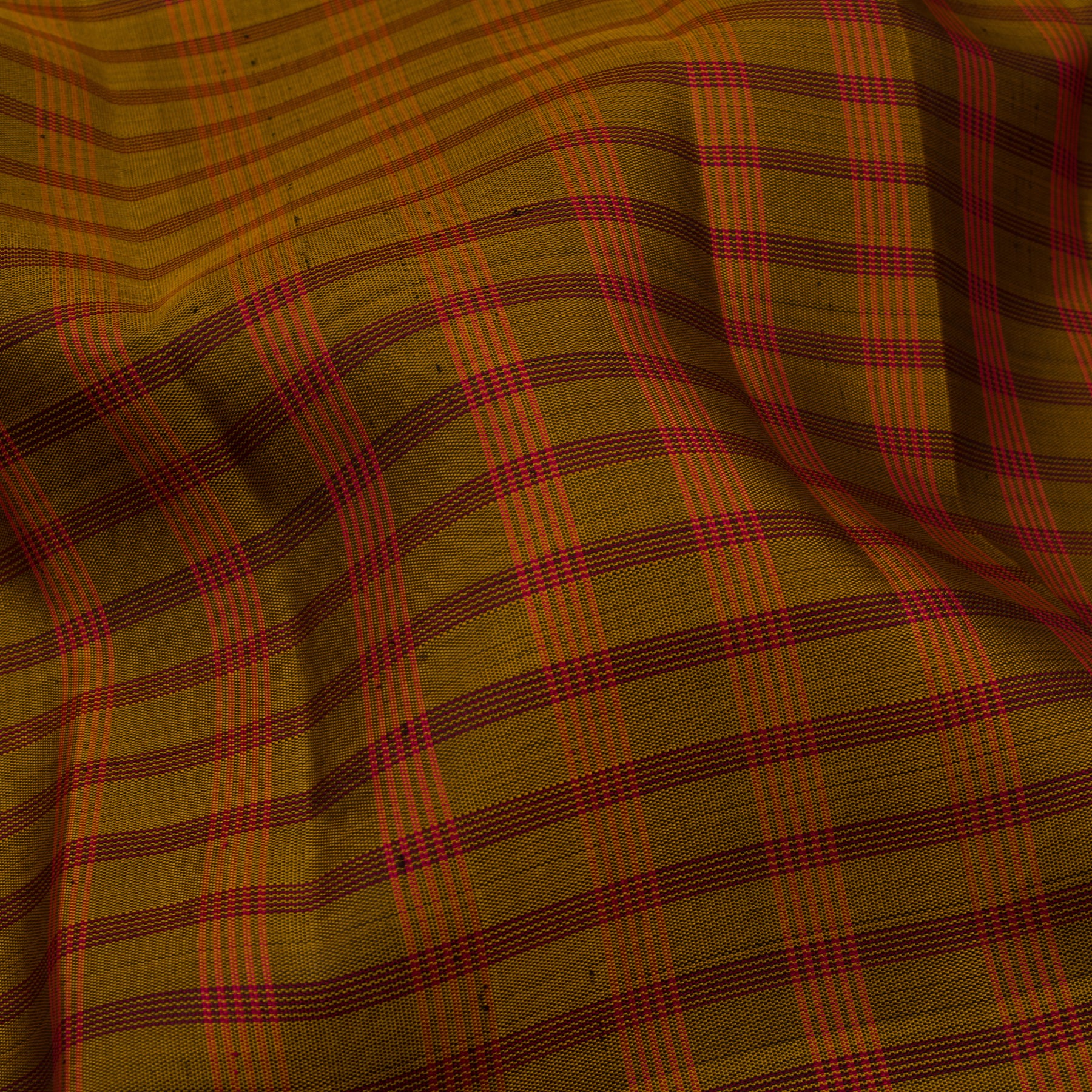 Kanakavalli Kanjivaram Silk Sari 22-595-HS001-14639 - Fabric View