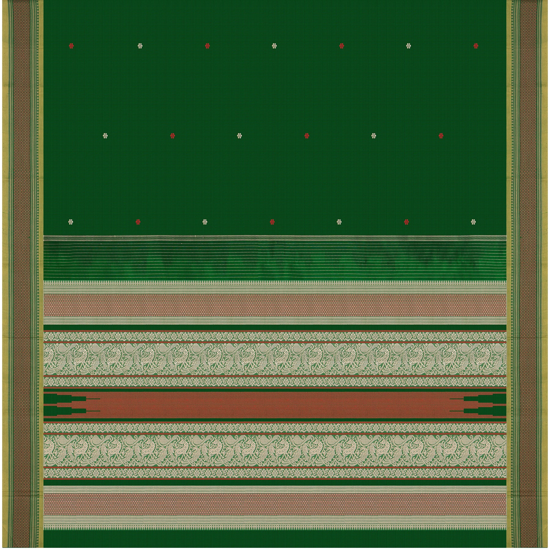 Kanakavalli Silk/Cotton Sari 22-598-HS005-11653 - Full View