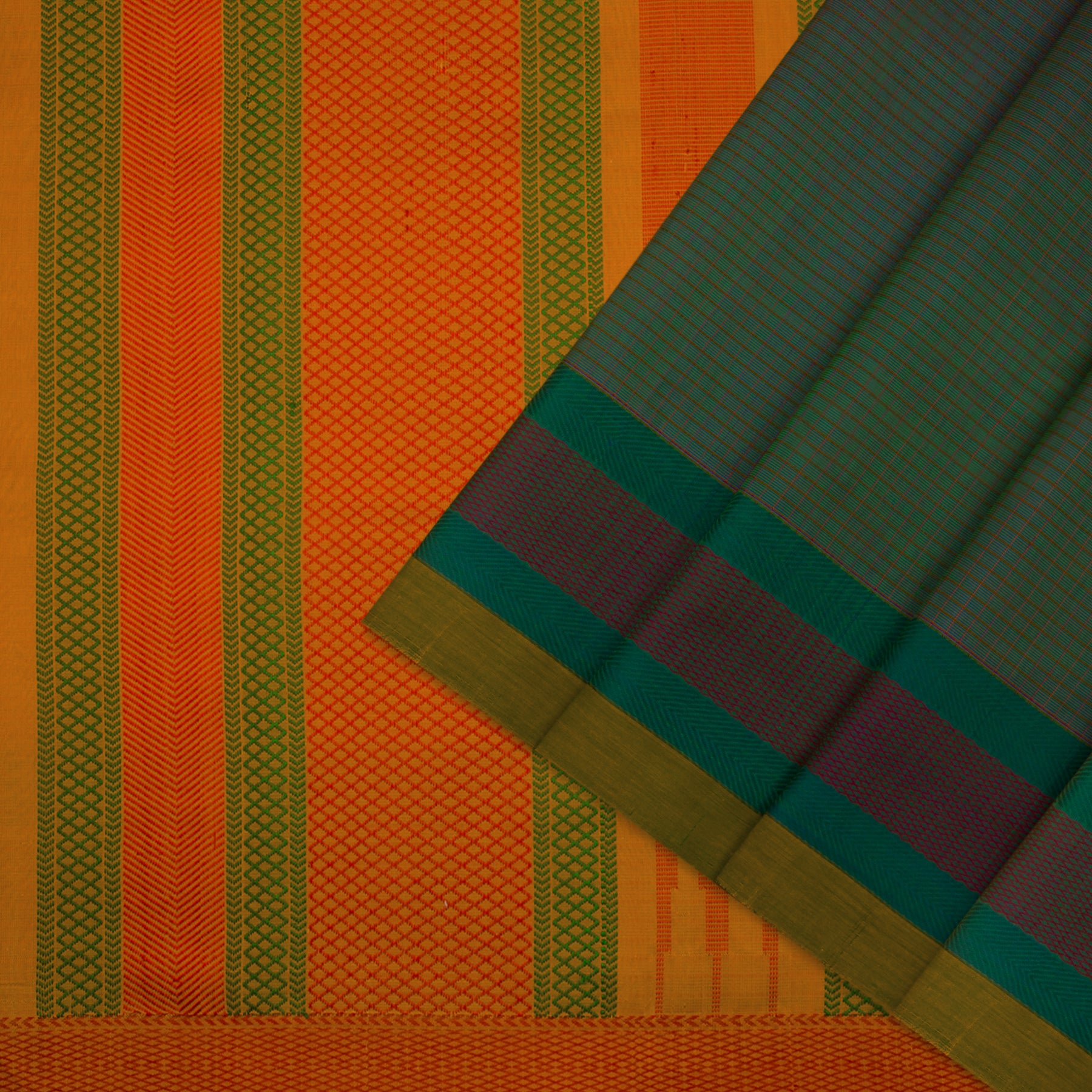 Kanakavalli Silk/Cotton Sari 22-598-HS005-13120 - Cover View