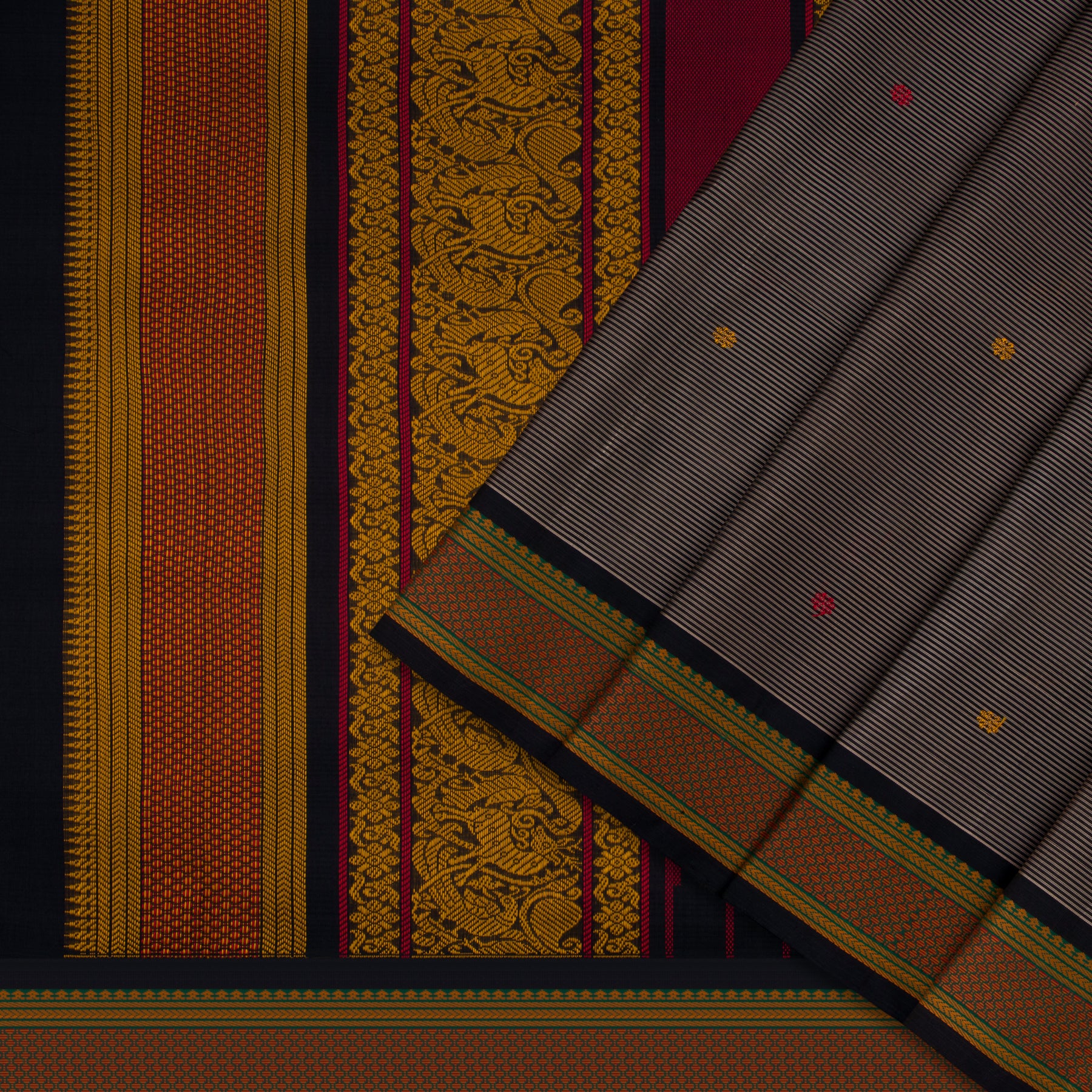 Kanakavalli Silk/Cotton Sari 22-598-HS005-14907 - Cover View