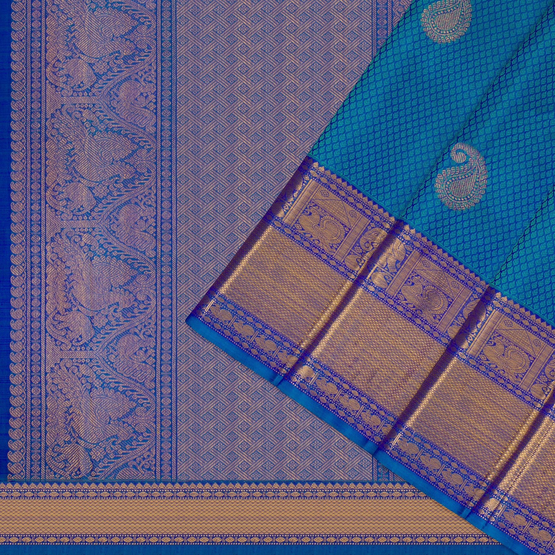 Kanakavalli Kanjivaram Silk Sari 22-599-HS001-01295 - Cover View