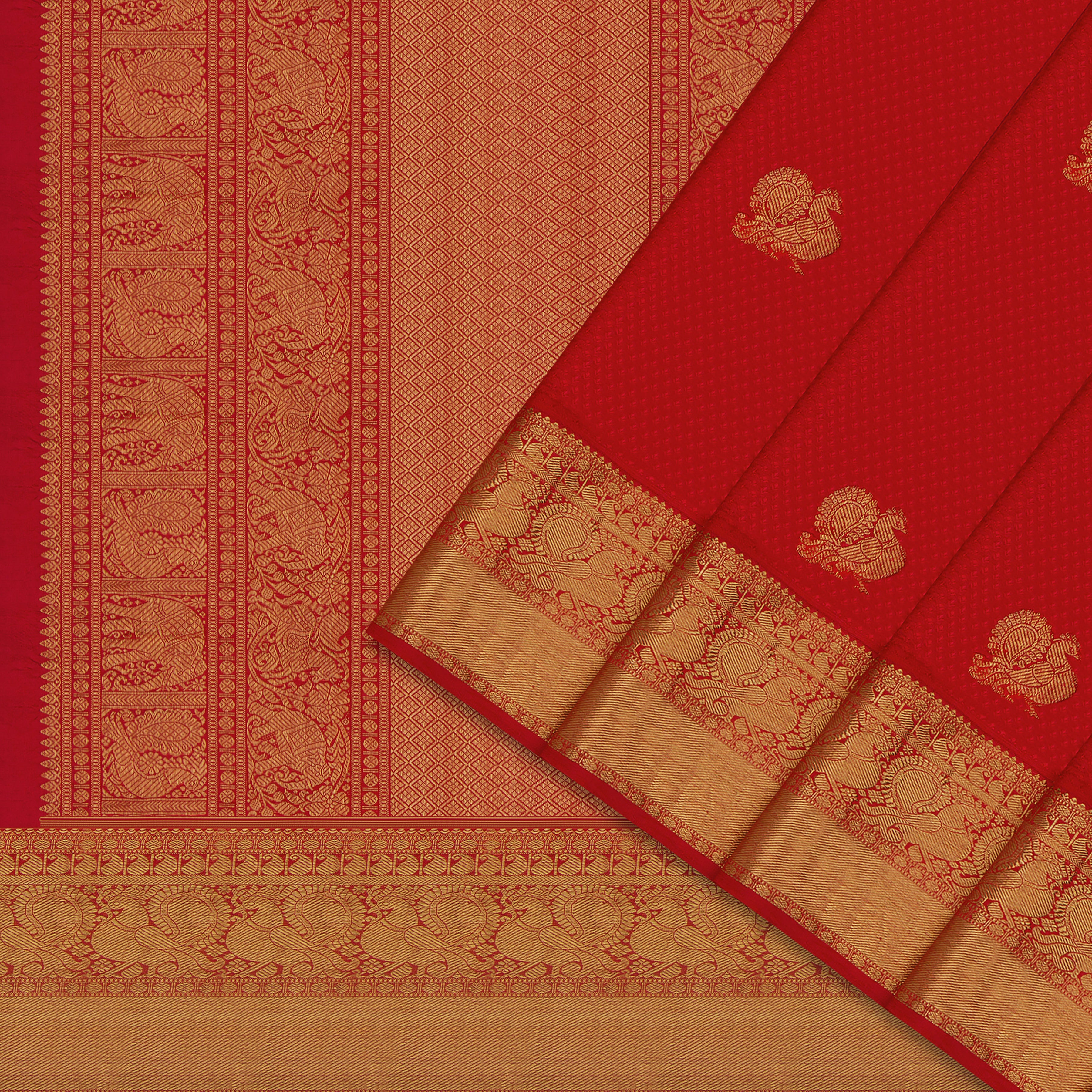 Kanakavalli Kanjivaram Silk Sari 22-599-HS001-01977 - Cover View