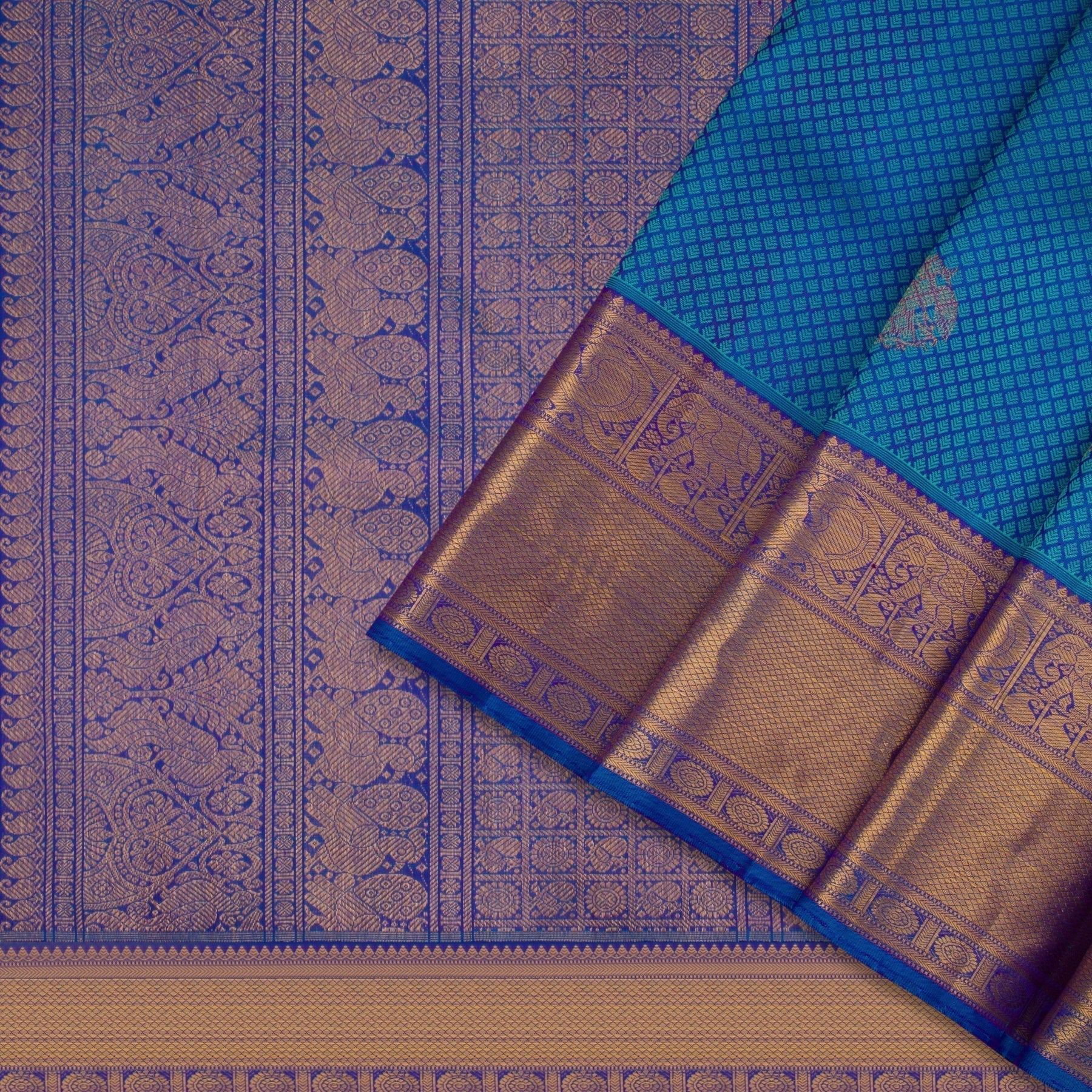 Kanakavalli Kanjivaram Silk Sari 22-599-HS001-01985 - Cover View