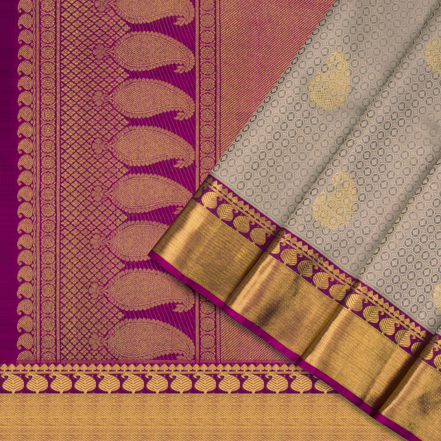 Kanakavalli Kanjivaram Silk Sari 22-599-HS001-01999 - Cover View