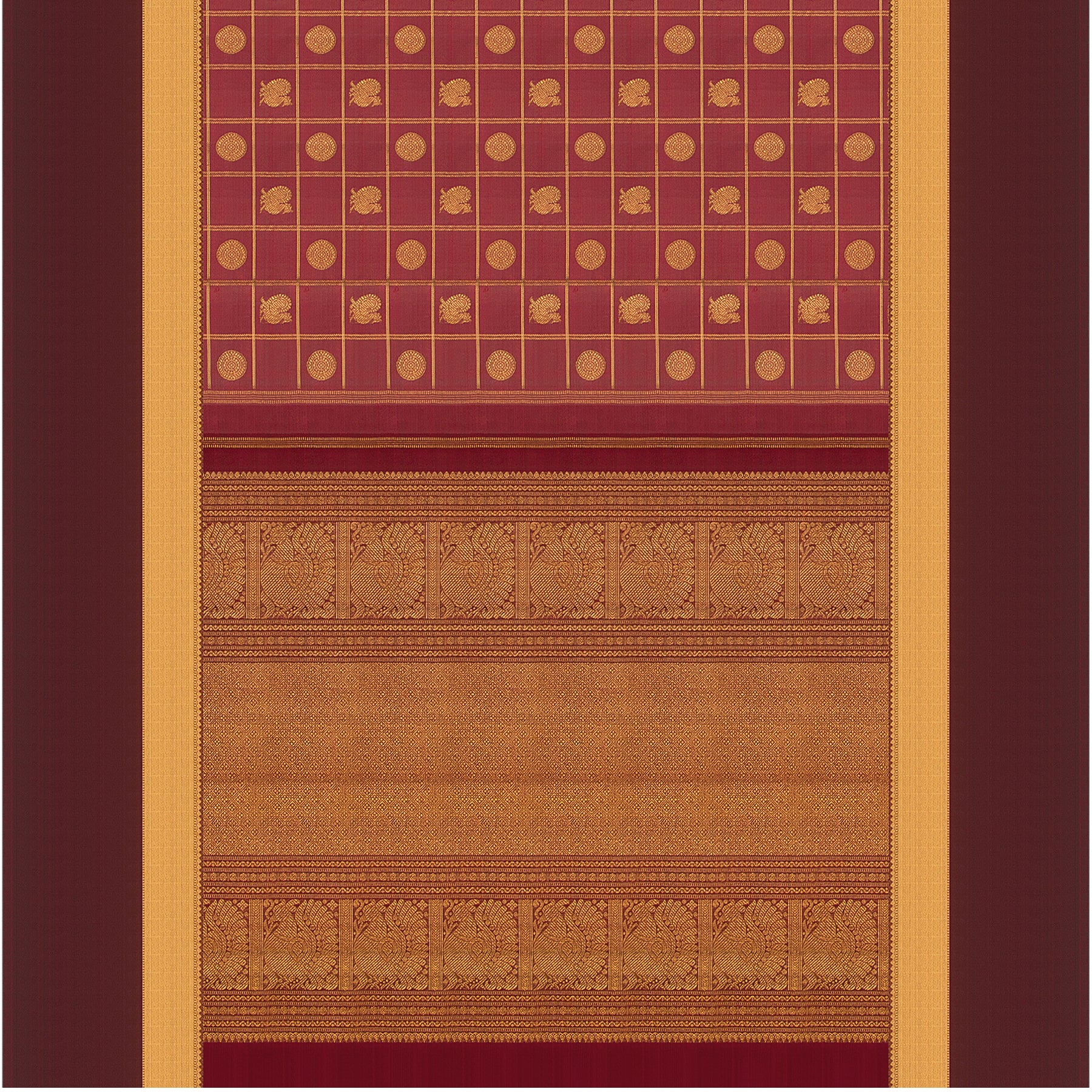 Kanakavalli Kanjivaram Silk Sari 22-599-HS001-03836 - Full View
