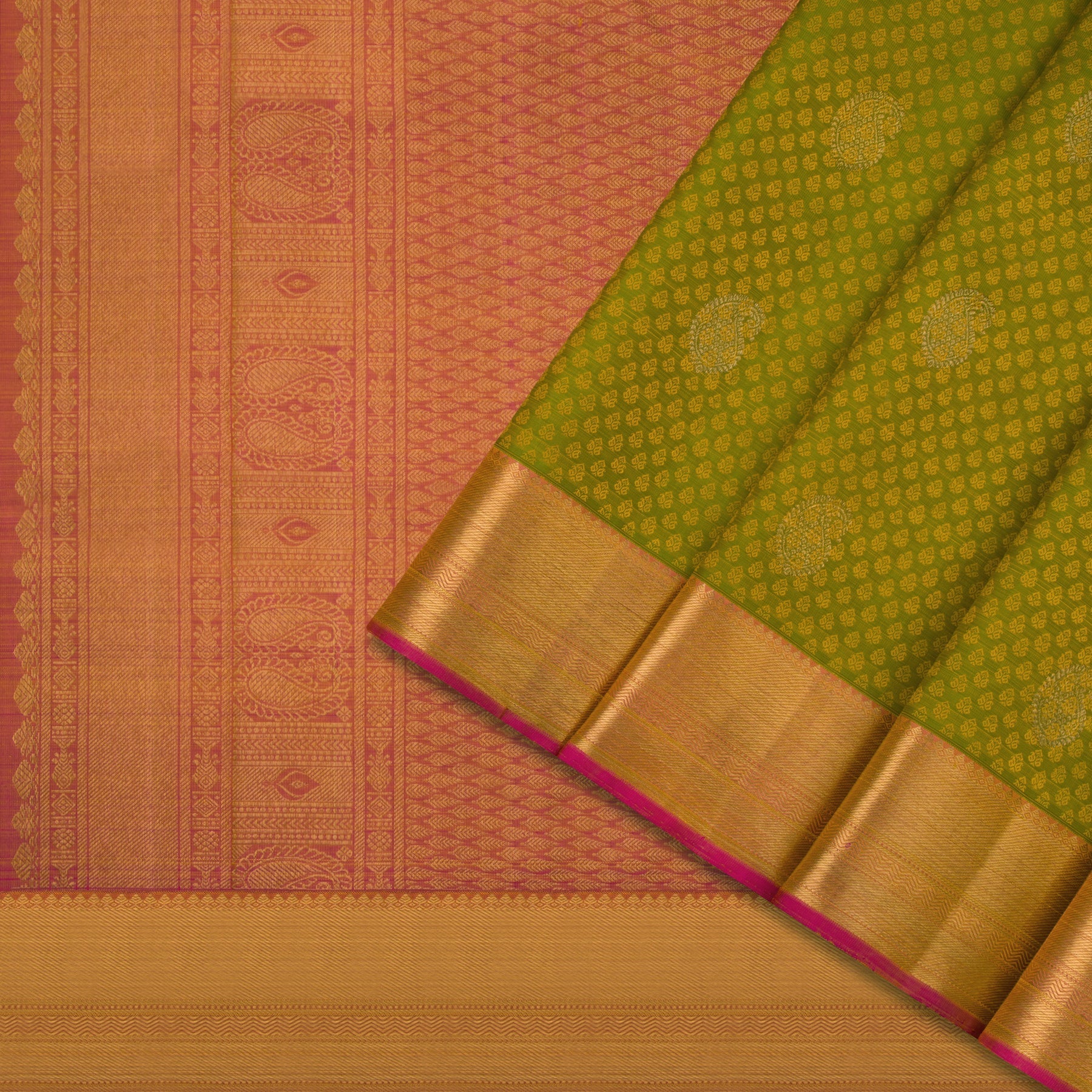 Kanakavalli Kanjivaram Silk Sari 22-599-HS001-03932 - Cover View