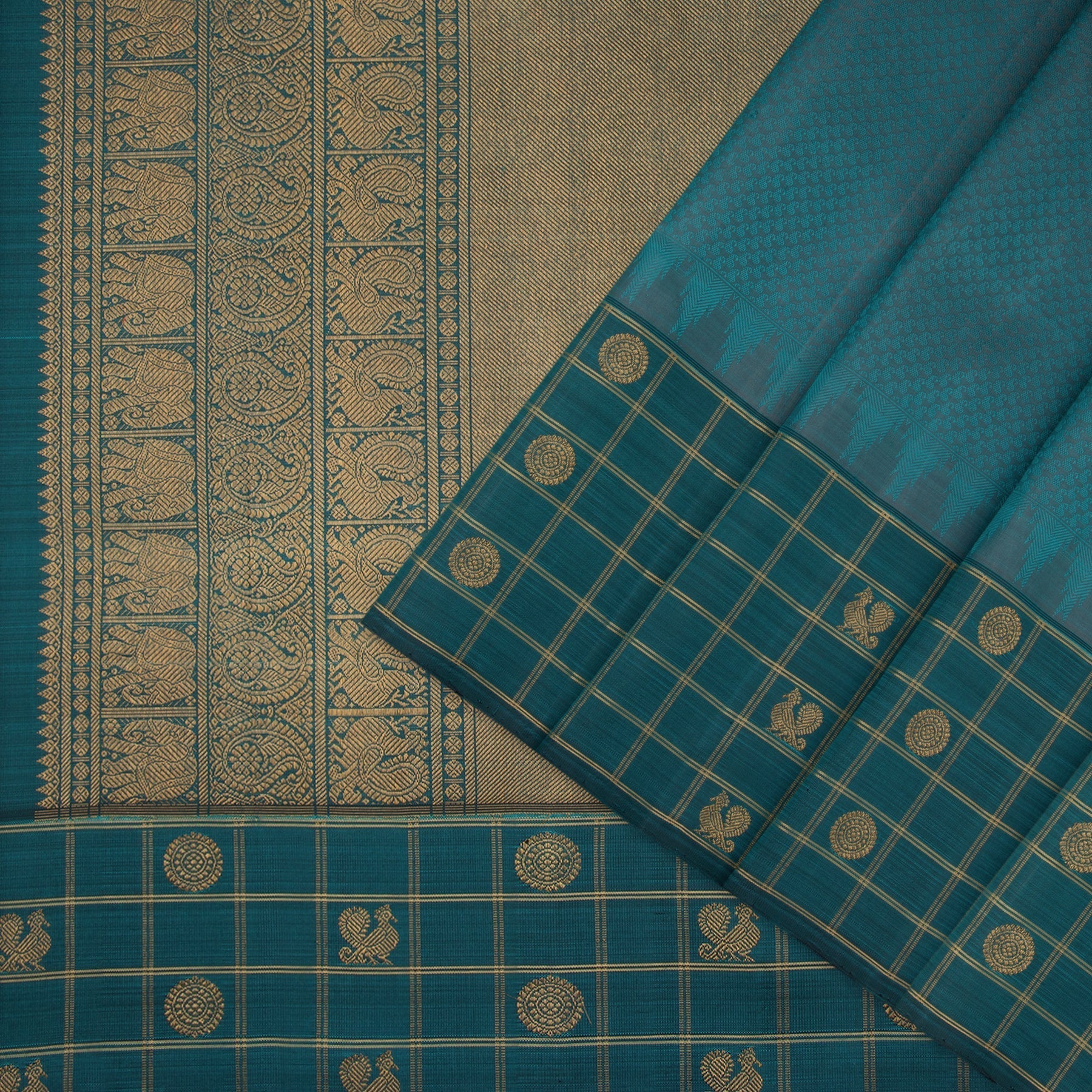 Kanakavalli Kanjivaram Silk Sari 22-599-HS001-05286 - Cover View
