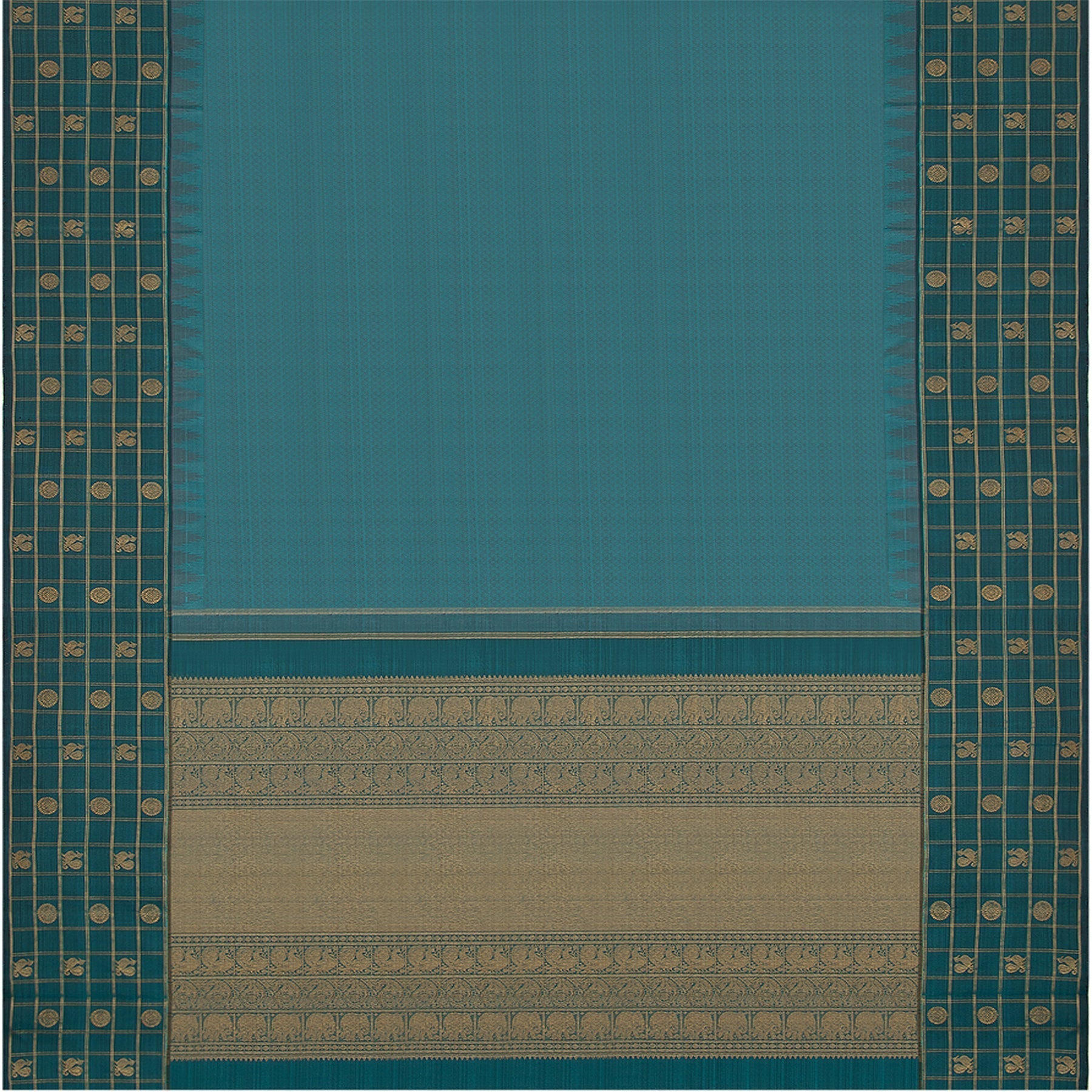 Kanakavalli Kanjivaram Silk Sari 22-599-HS001-05286 - Full View