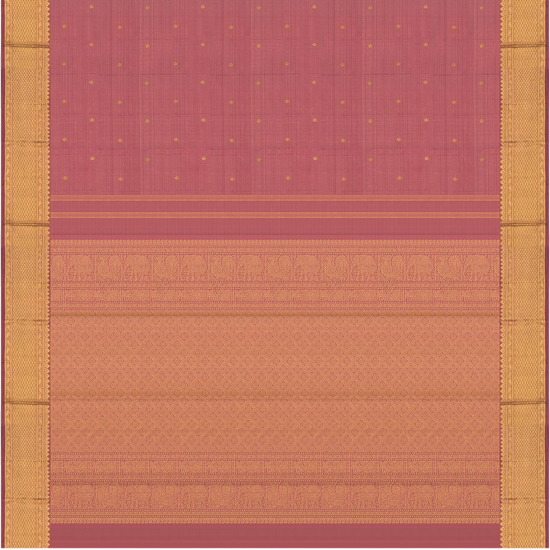 Kanakavalli Kanjivaram Silk Sari 22-599-HS001-05810 - Full View