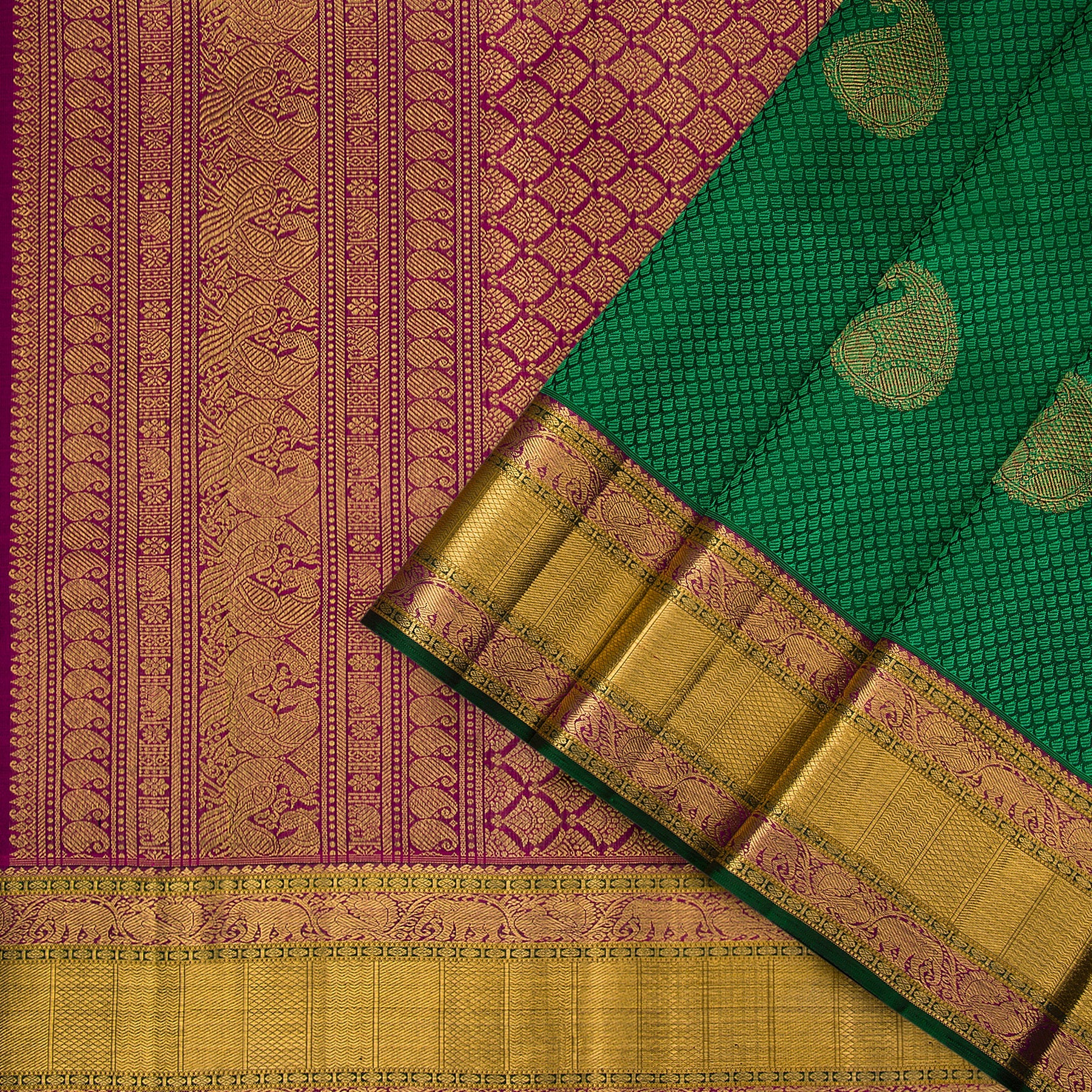 Kanakavalli Kanjivaram Silk Sari 22-599-HS001-05900 - Cover View