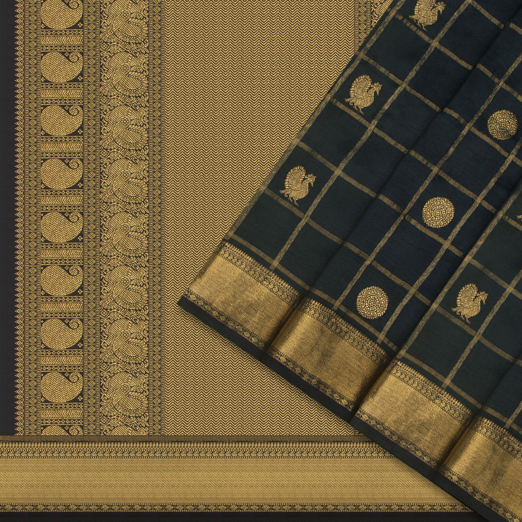 Kanakavalli Kanjivaram Silk Sari 22-599-HS001-05911 - Cover View