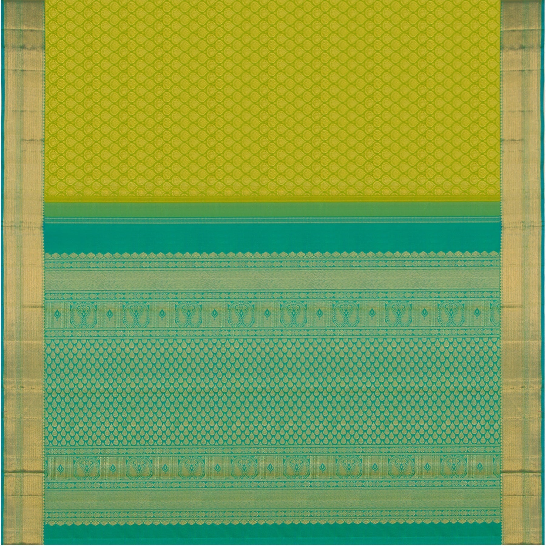 Kanakavalli Kanjivaram Silk Sari 22-599-HS001-06474 - Full View