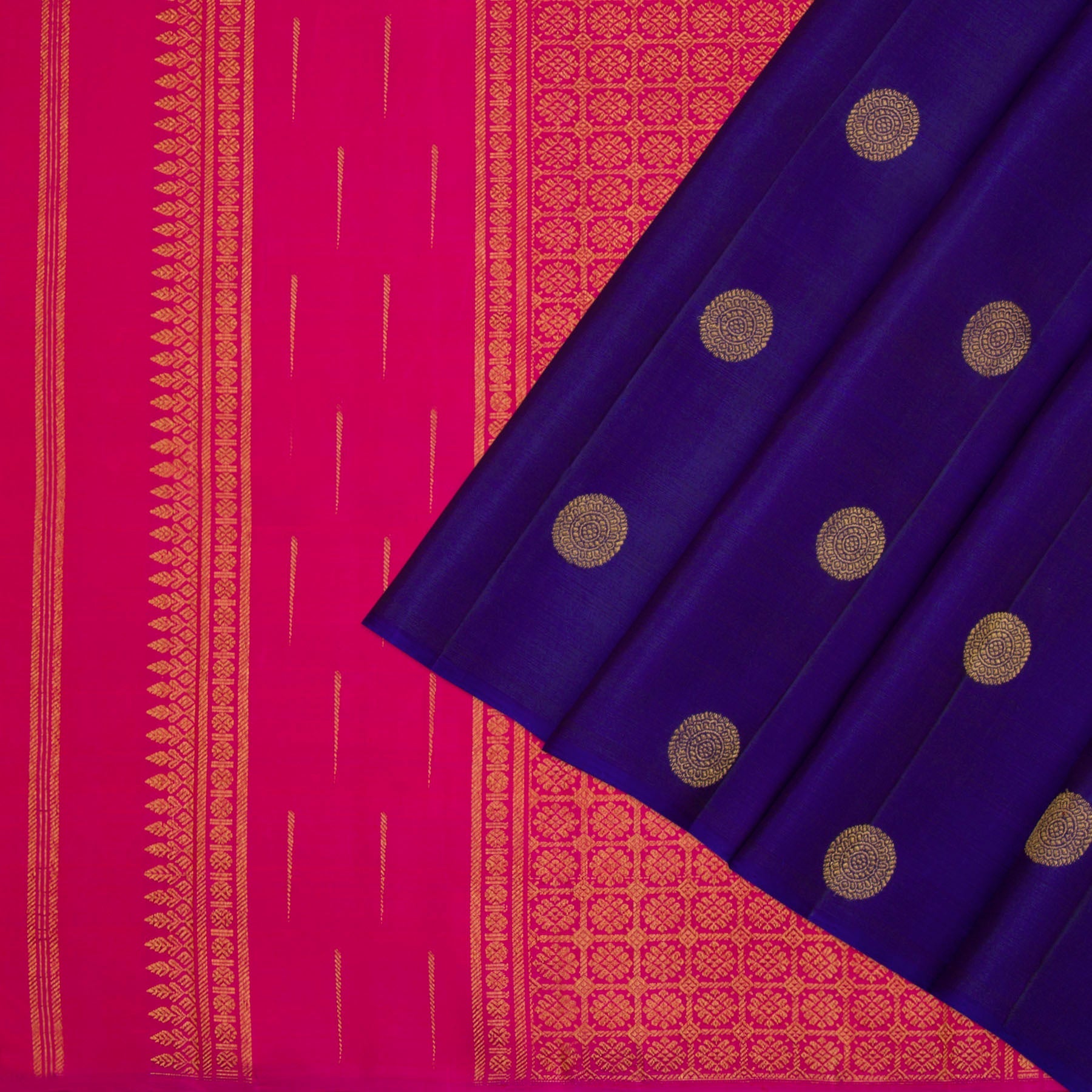 Kanakavalli Kanjivaram Silk Sari 22-599-HS001-08249 - Cover View