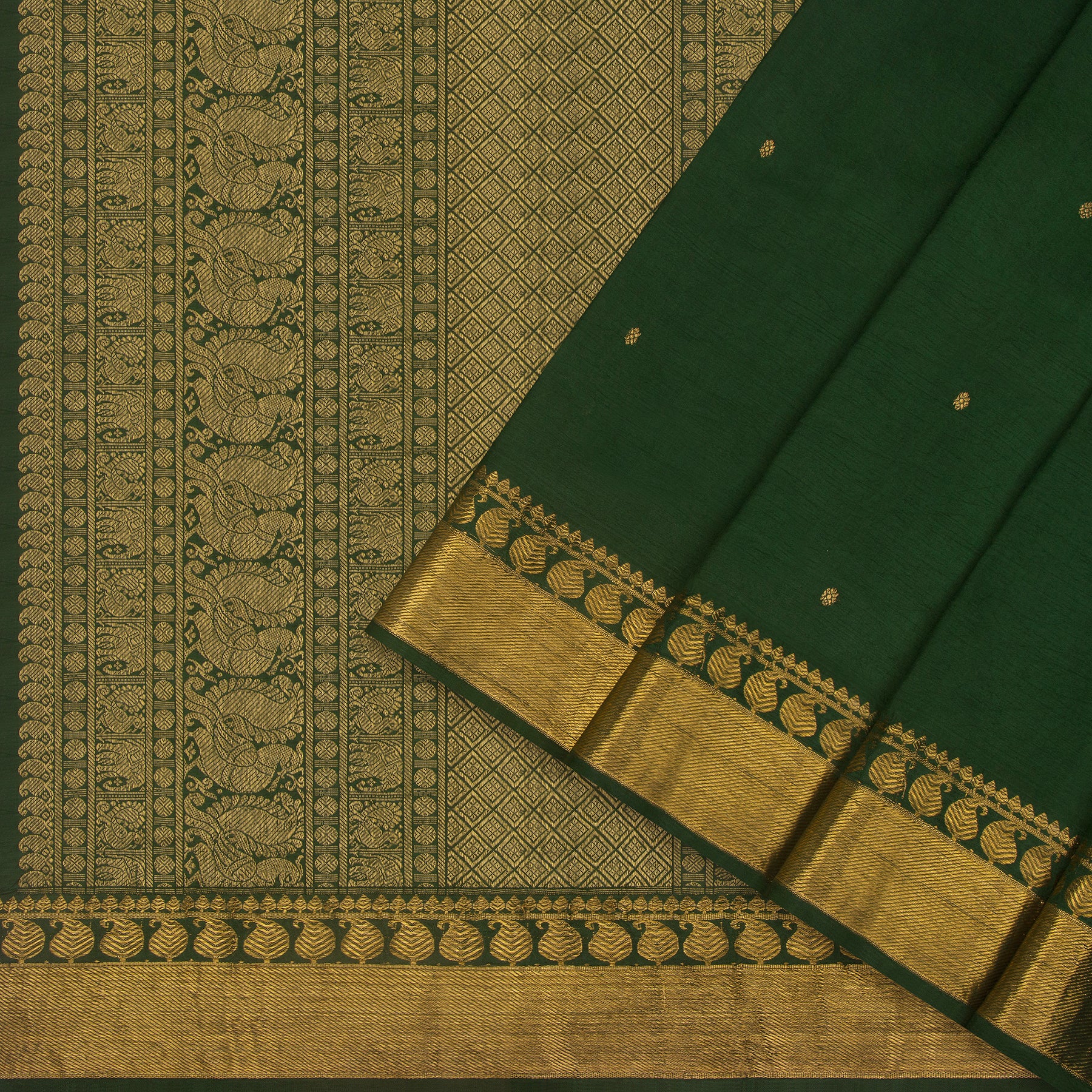 Kanakavalli Kanjivaram Silk Sari 22-599-HS001-09247 - Cover View