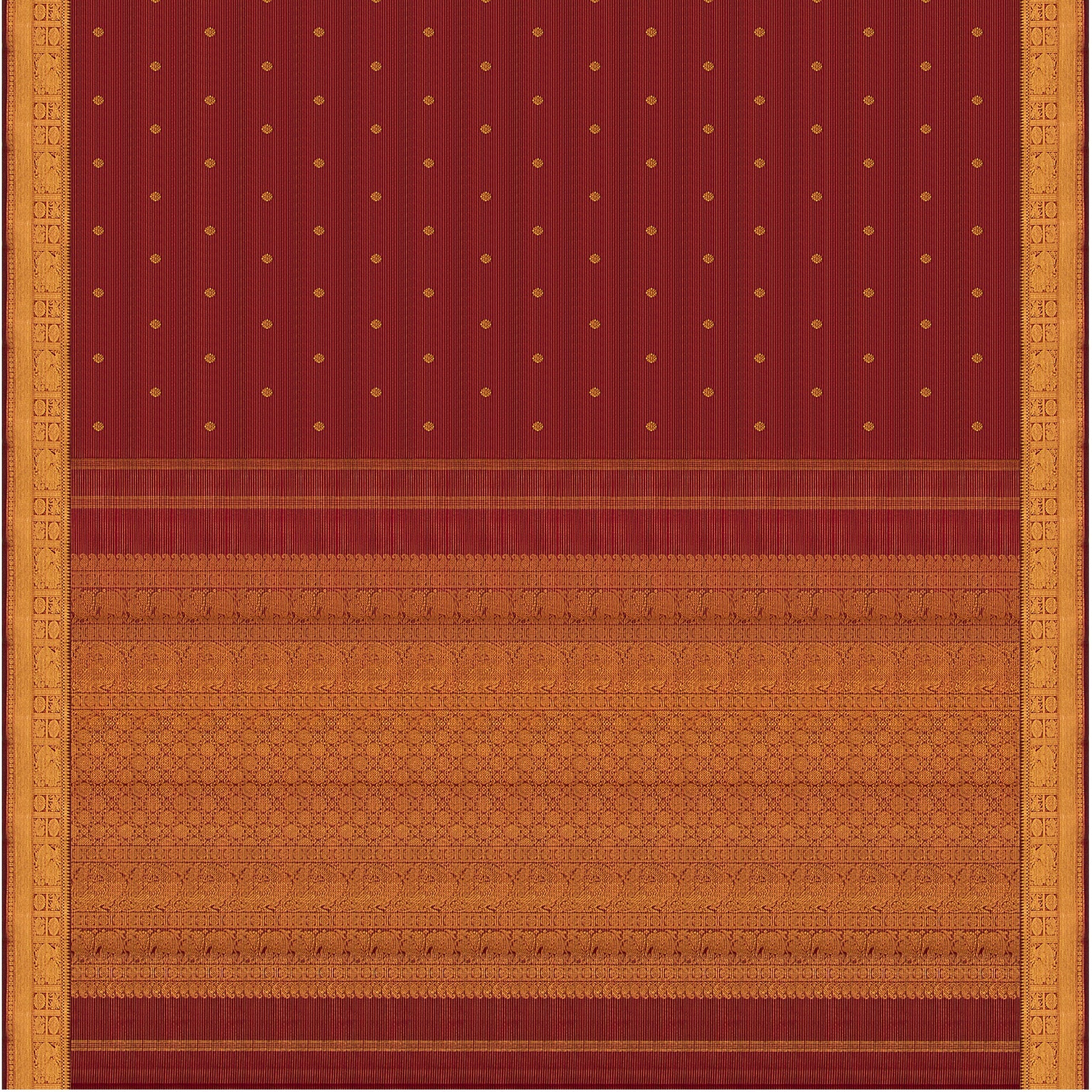 Kanakavalli Kanjivaram Silk Sari 22-599-HS001-09320 - Full View