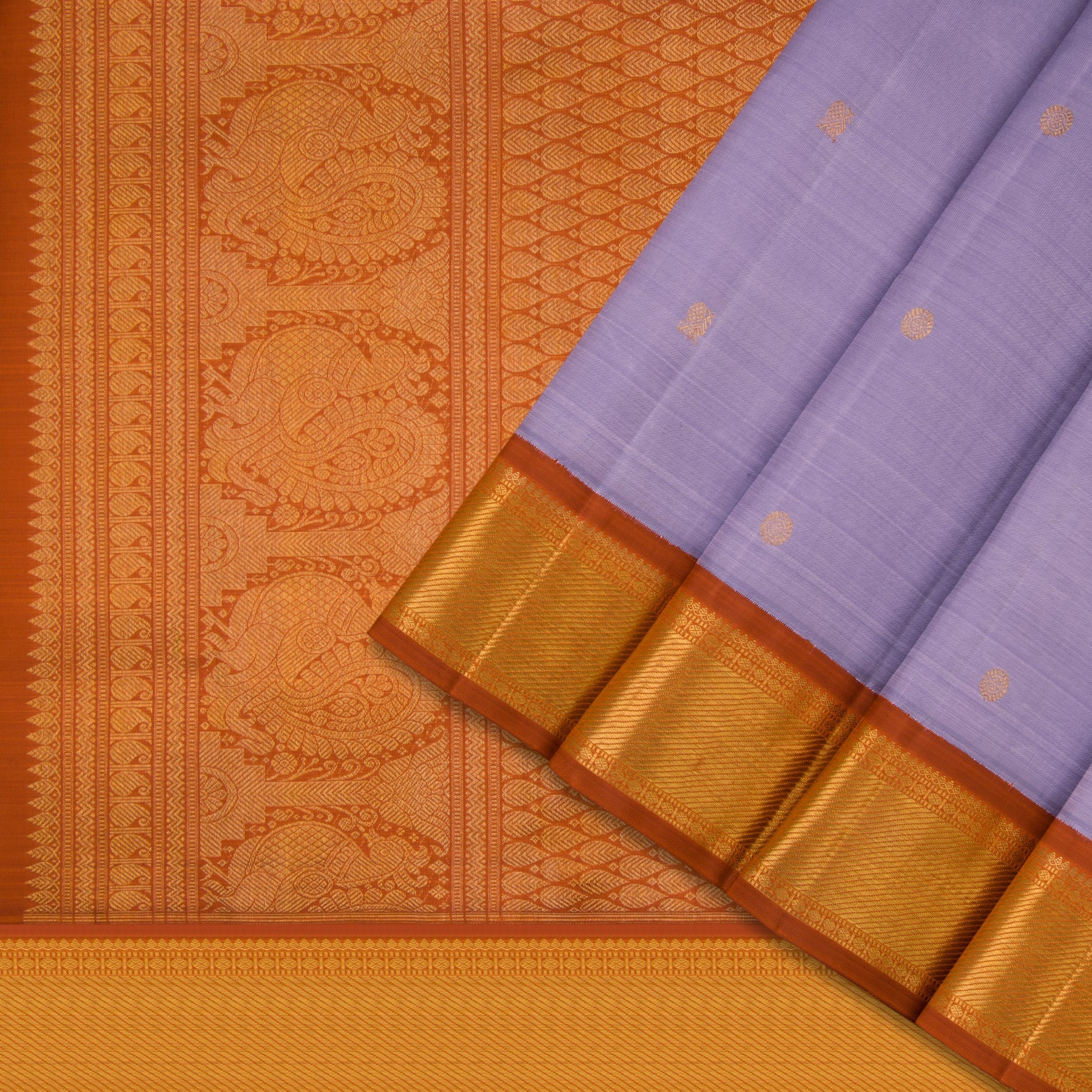 Kanakavalli Kanjivaram Silk Sari 22-599-HS001-09352 - Cover View