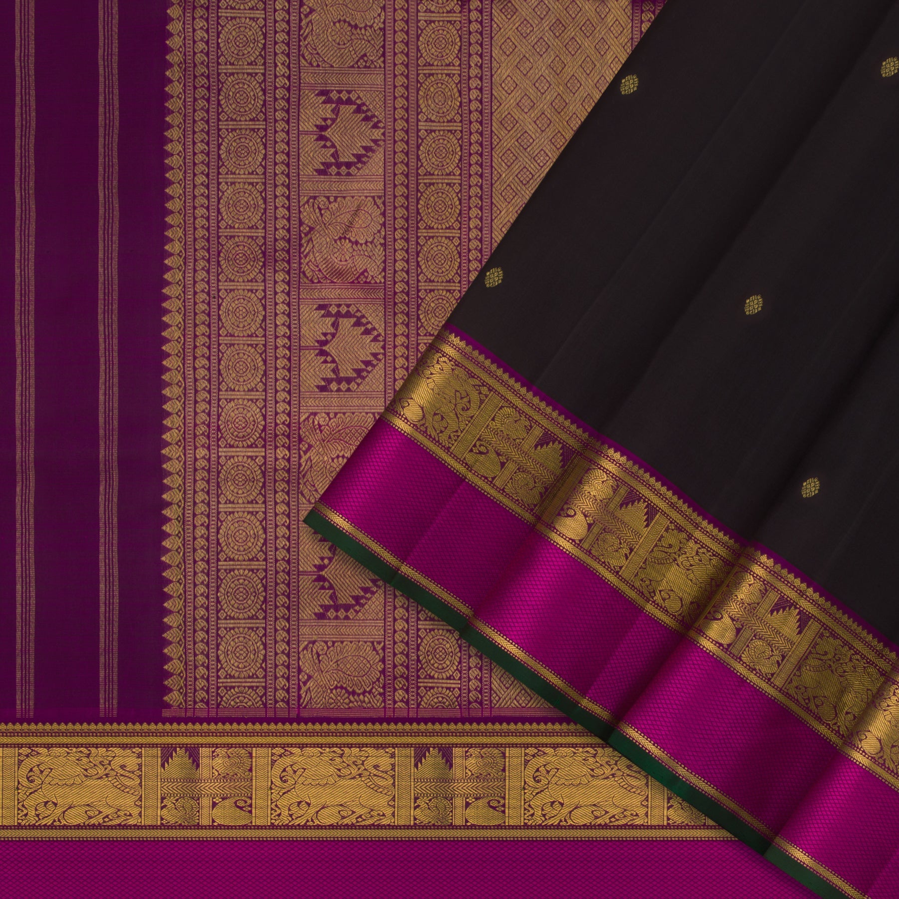 Kanakavalli Kanjivaram Silk Sari 22-599-HS001-09864 - Cover View