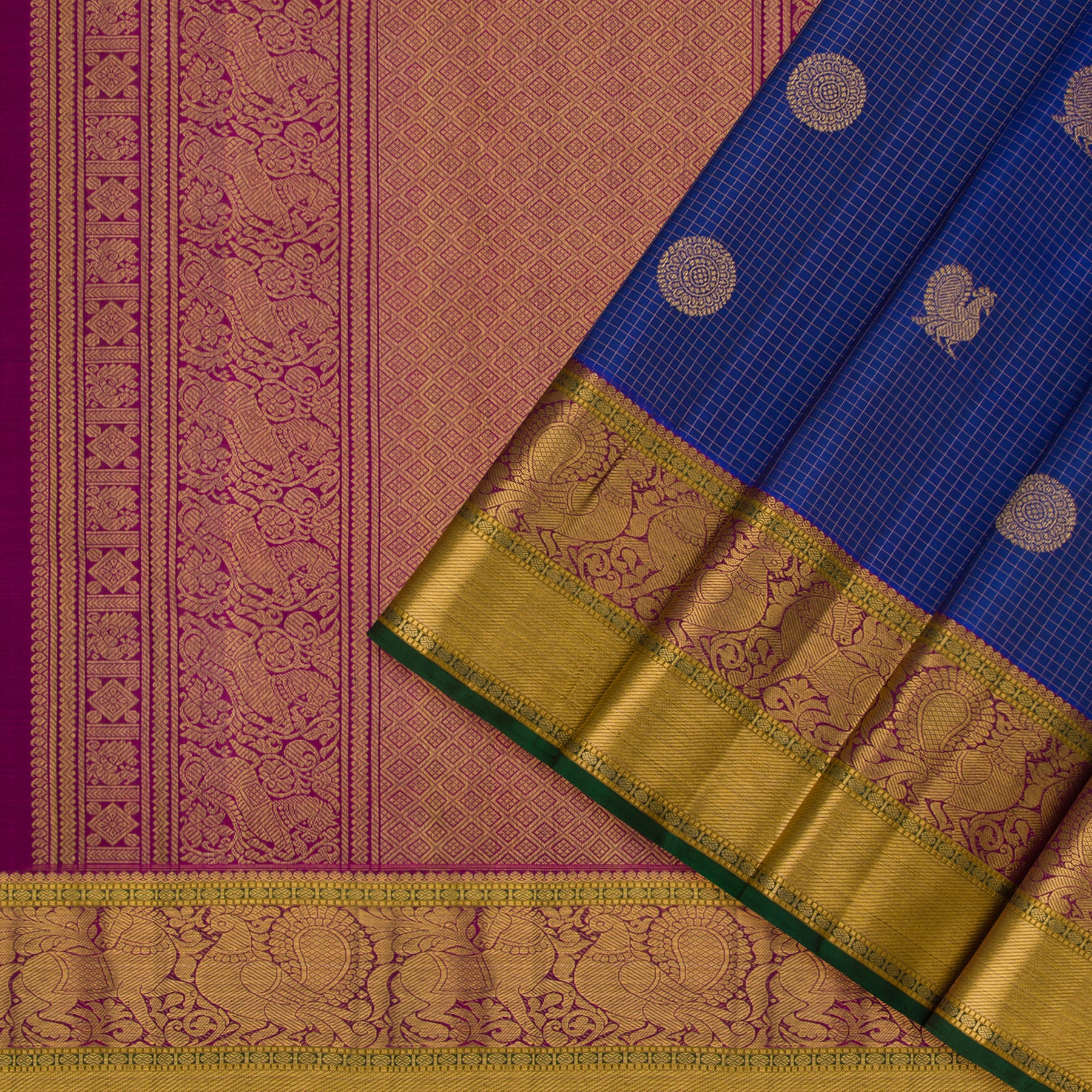 Kanakavalli Kanjivaram Silk Sari 22-595-HS001-10198 - Cover View