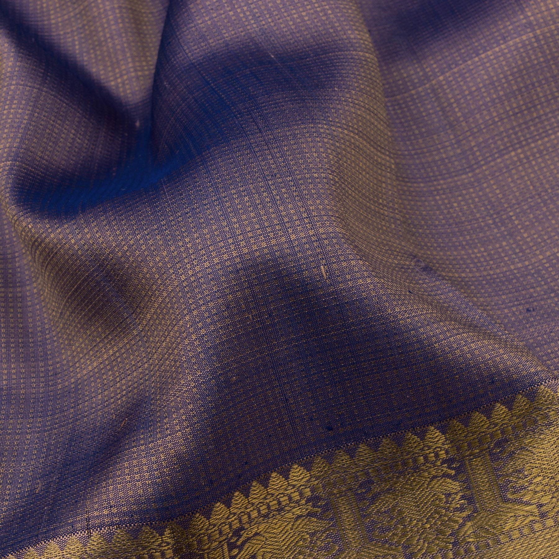 Kanakavalli Kanjivaram Silk Sari 22-599-HS001-10284 - Fabric View