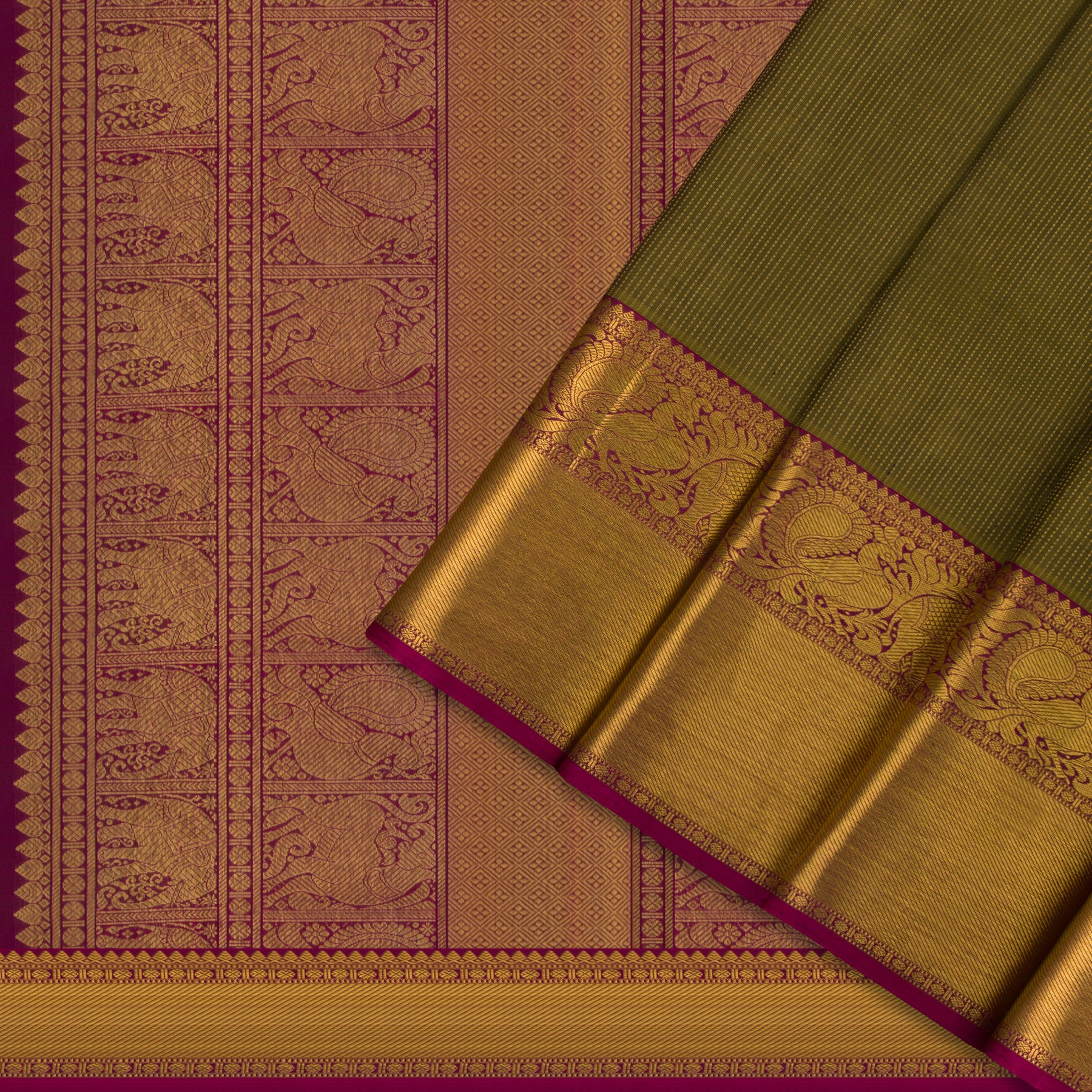 Kanakavalli Kanjivaram Silk Sari 22-599-HS001-10319 - Cover View