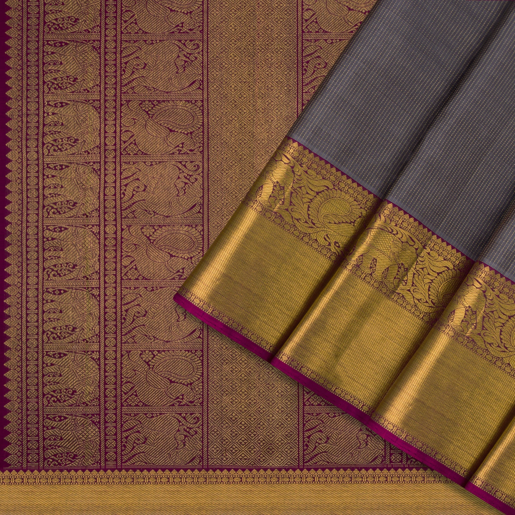 Kanakavalli Kanjivaram Silk Sari 22-599-HS001-10320 - Cover View