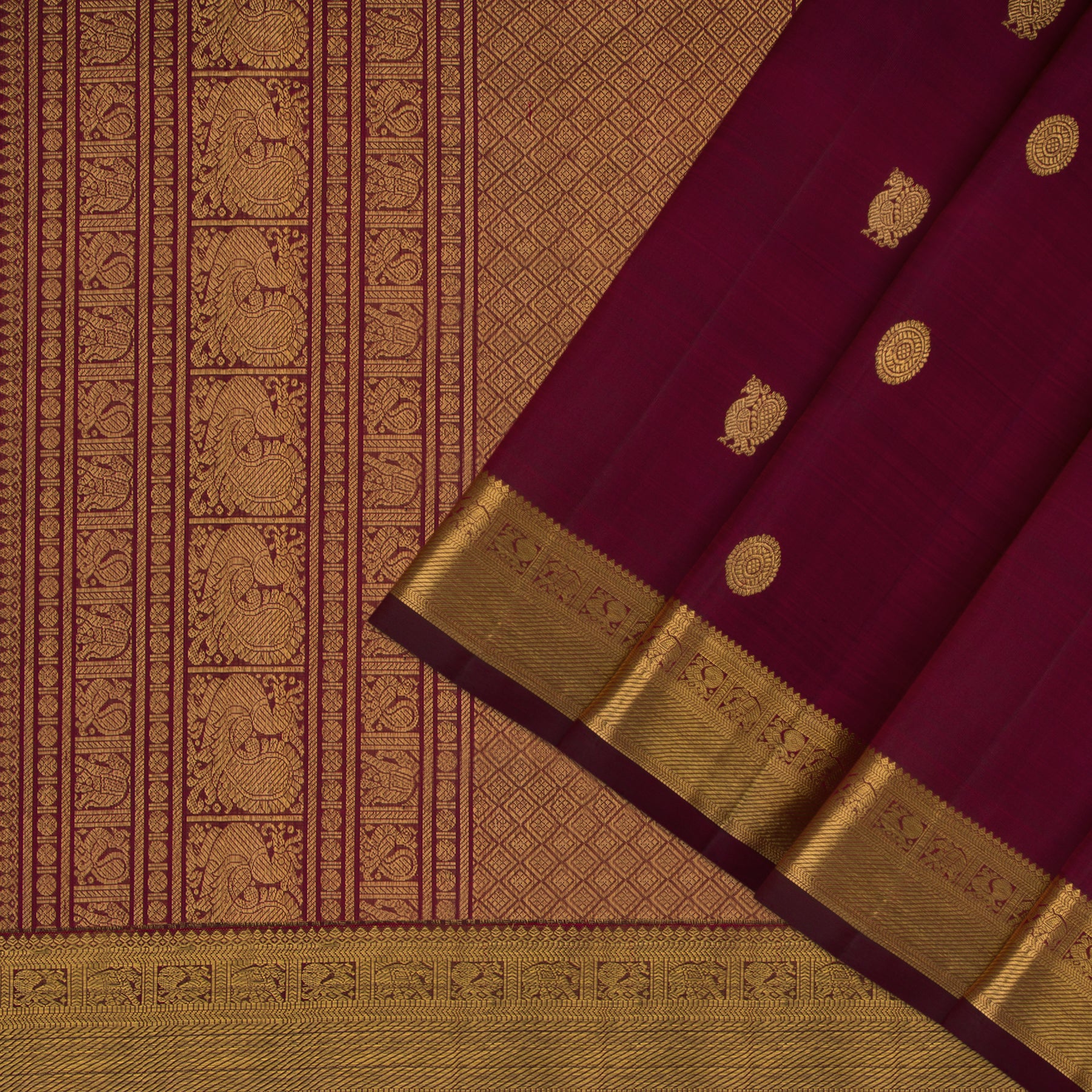 Kanakavalli Kanjivaram Silk Sari 22-599-HS001-11215 - Cover View