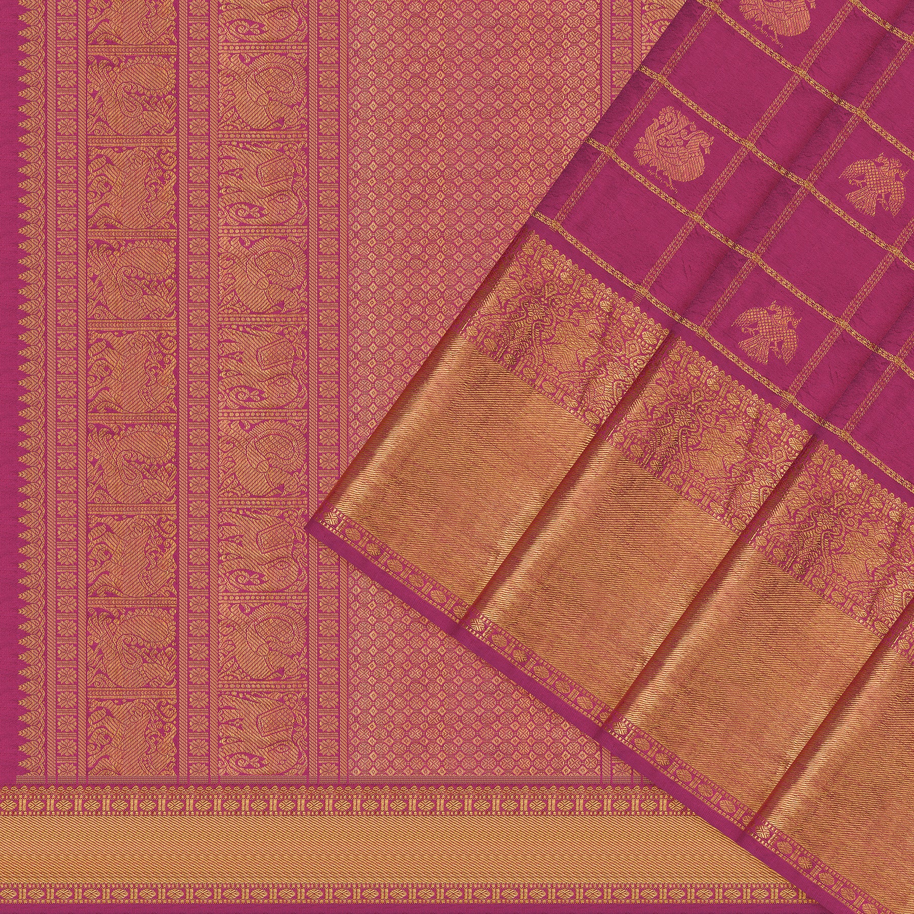 Kanakavalli Kanjivaram Silk Sari 22-599-HS001-12290 - Cover View