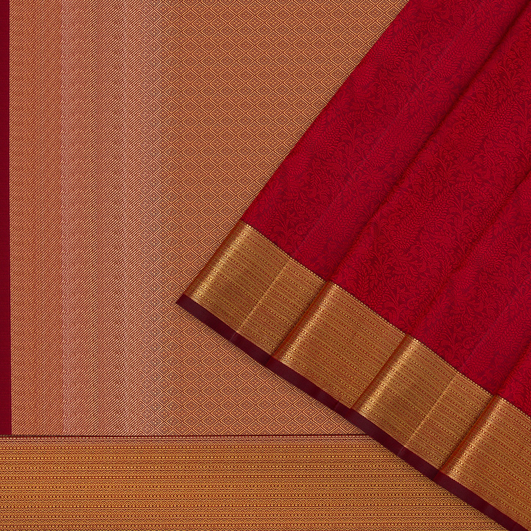 Kanakavalli Kanjivaram Silk Sari 22-599-HS001-13056 - Cover View