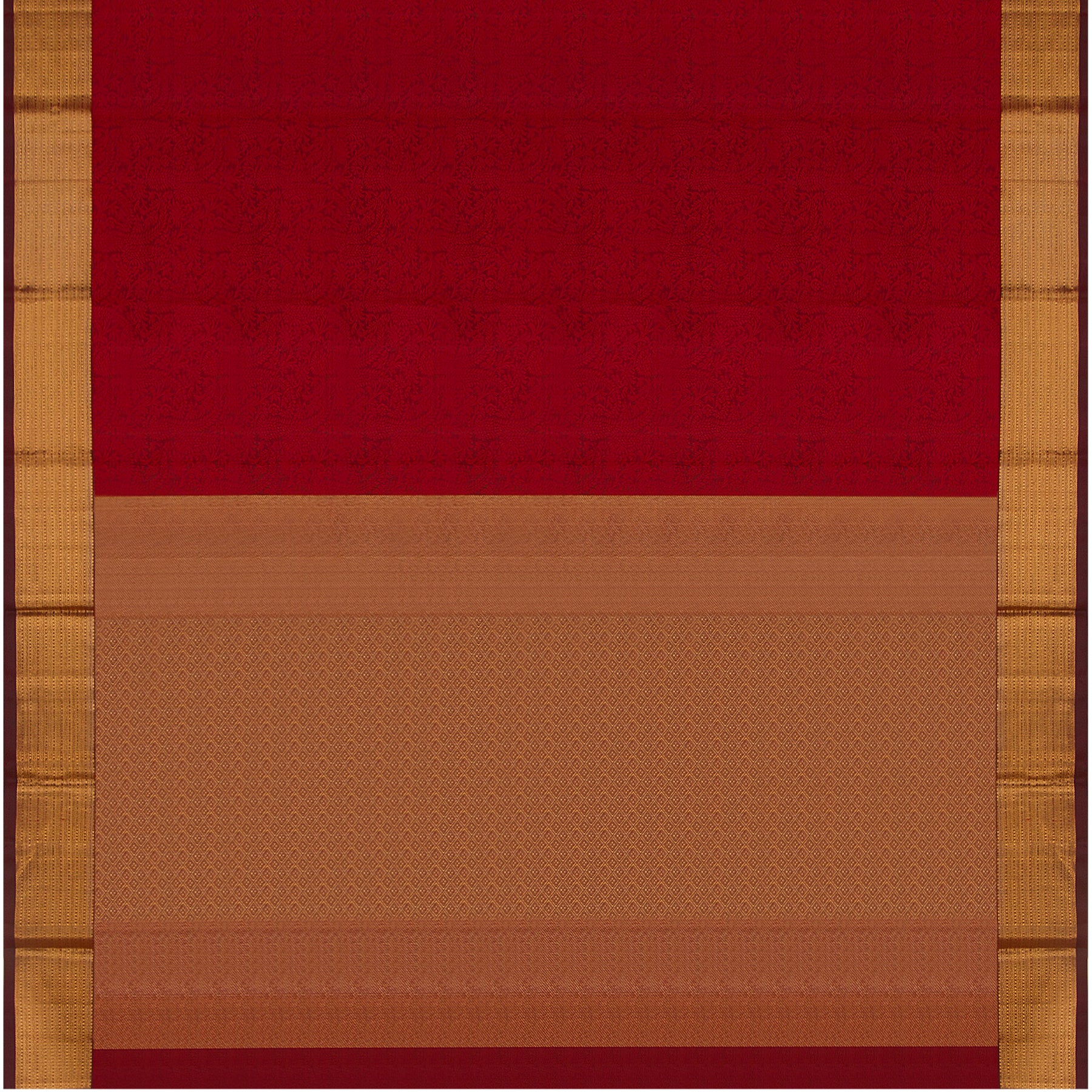 Kanakavalli Kanjivaram Silk Sari 22-599-HS001-13056 - Full View