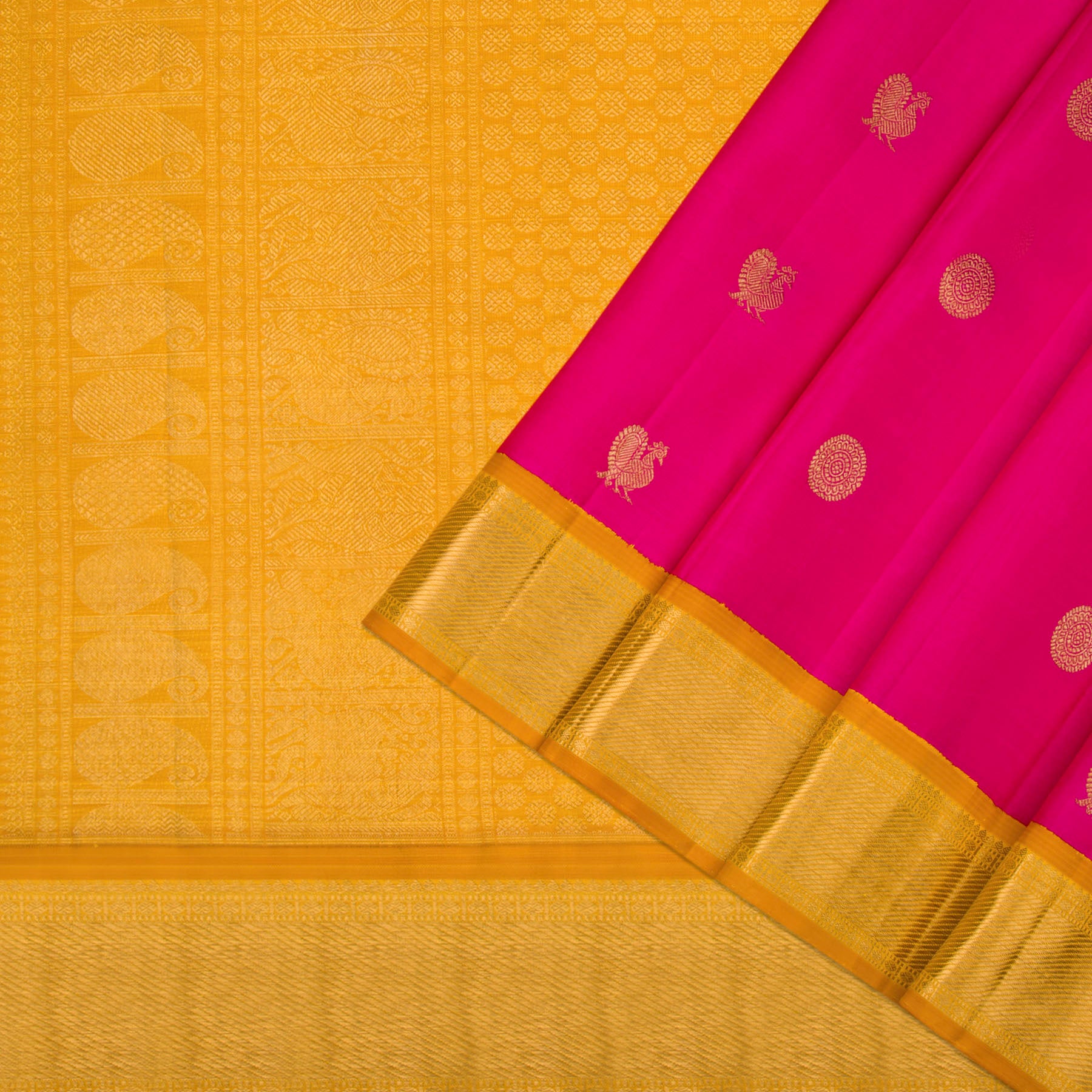 Kanakavalli Kanjivaram Silk Sari 22-599-HS001-13058 - Cover View