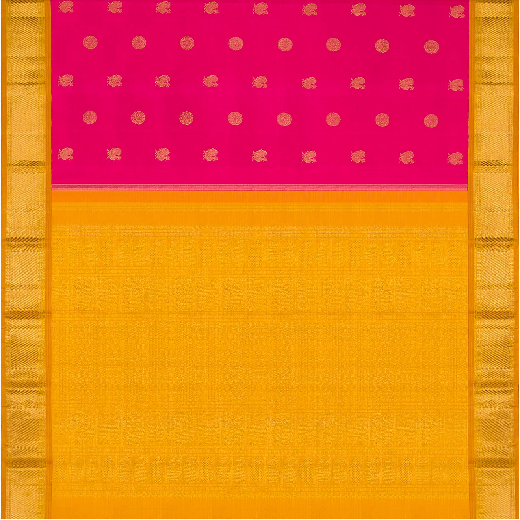 Kanakavalli Kanjivaram Silk Sari 22-599-HS001-13058 - Full View