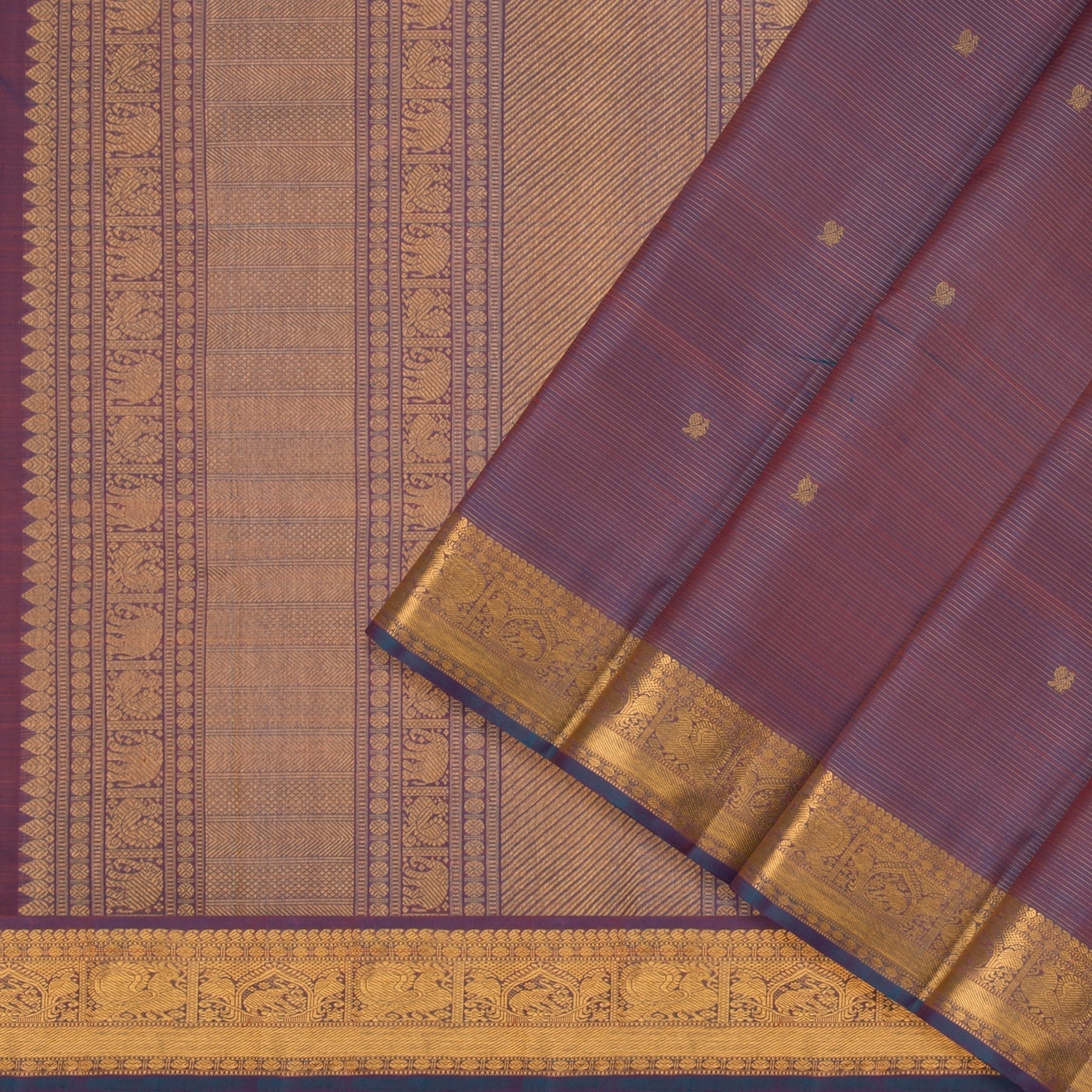 Kanakavalli Kanjivaram Silk Sari 22-599-HS001-13075 - Cover View