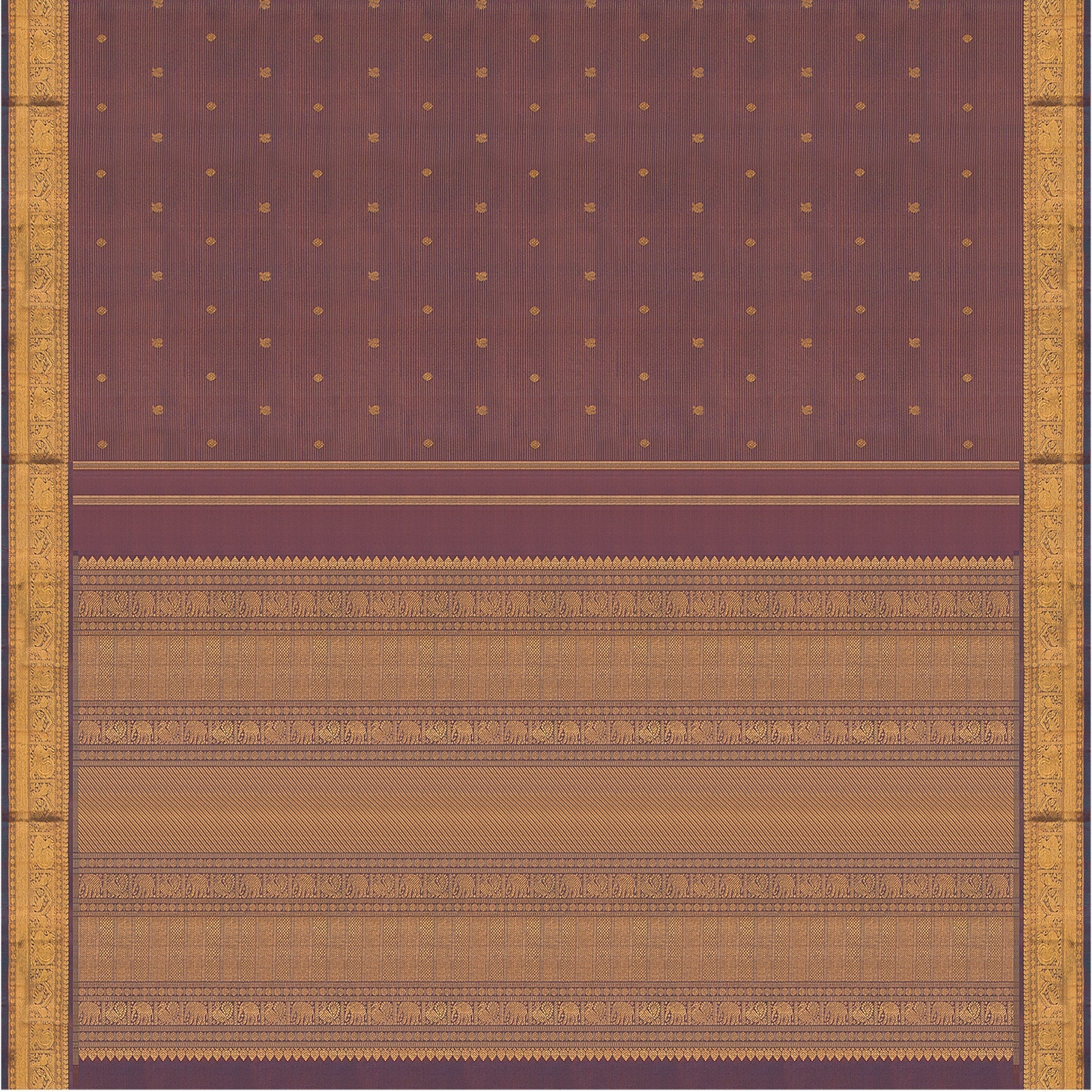 Kanakavalli Kanjivaram Silk Sari 22-599-HS001-13075 - Full View