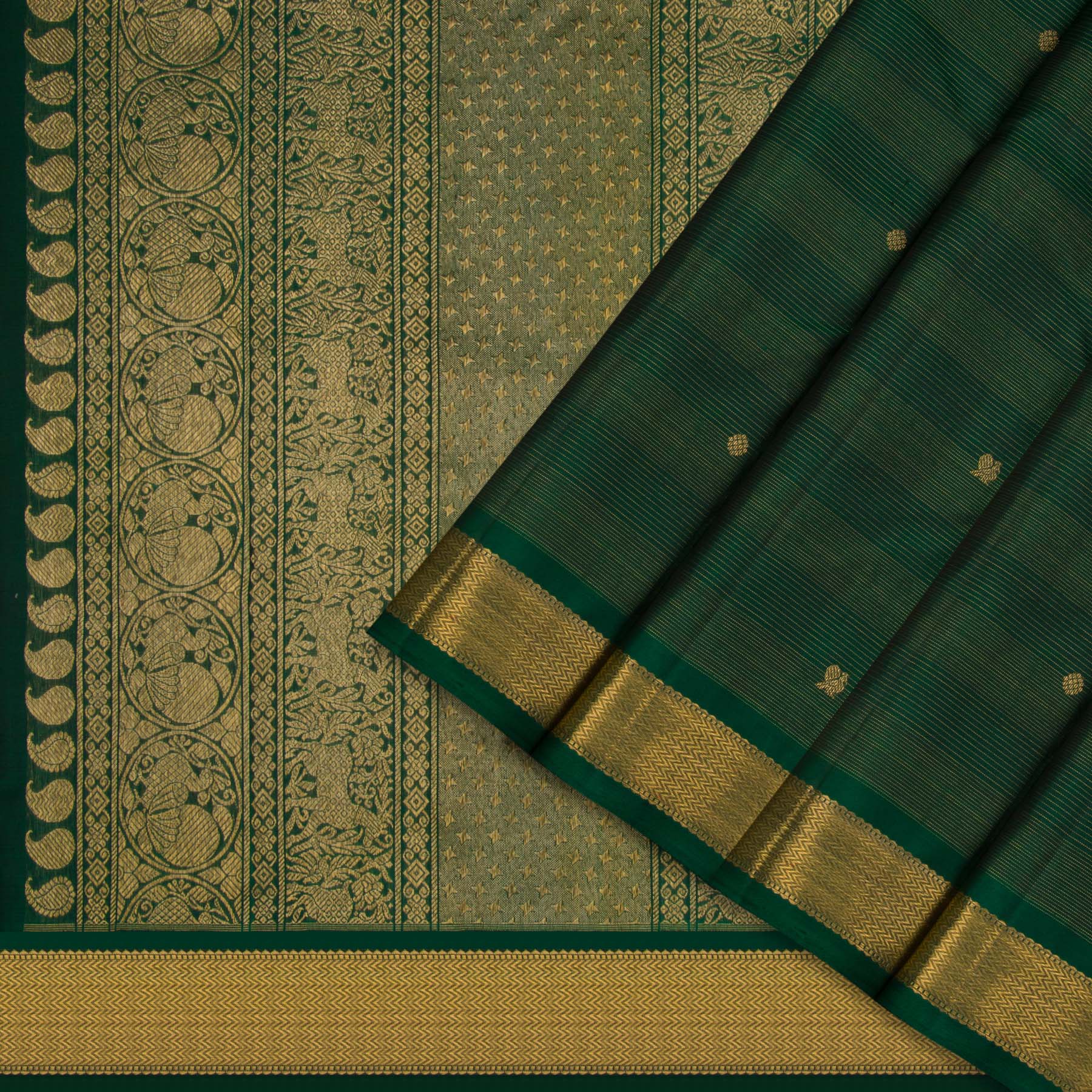 Kanakavalli Kanjivaram Silk Sari 22-599-HS001-13087 - Cover View