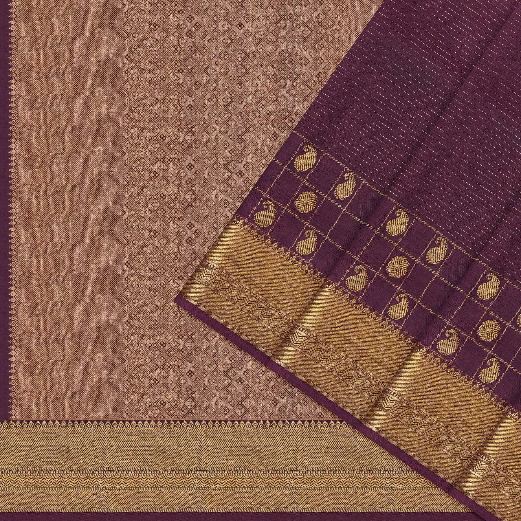 Kanakavalli Kanjivaram Silk Sari 22-599-HS001-13814 - Cover View