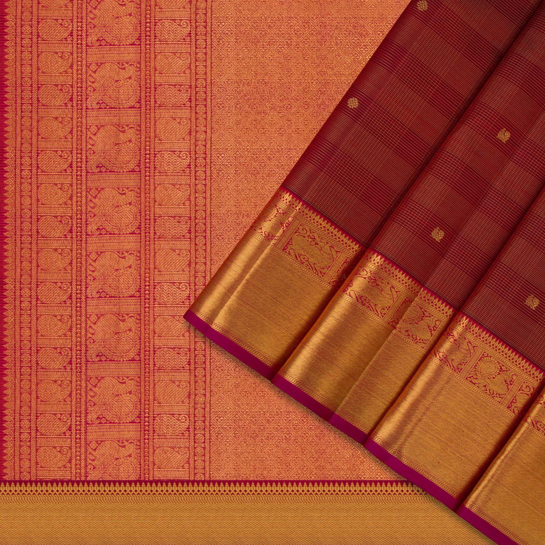 Kanakavalli Kanjivaram Silk Sari 22-599-HS001-13831 - Cover View