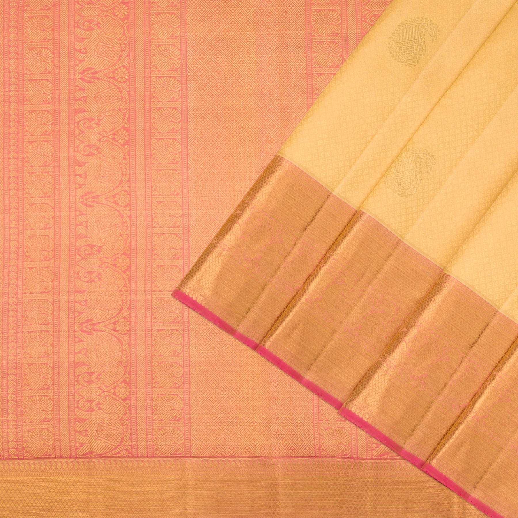 Kanakavalli Kanjivaram Silk Sari 22-599-HS001-14546 - Cover View
