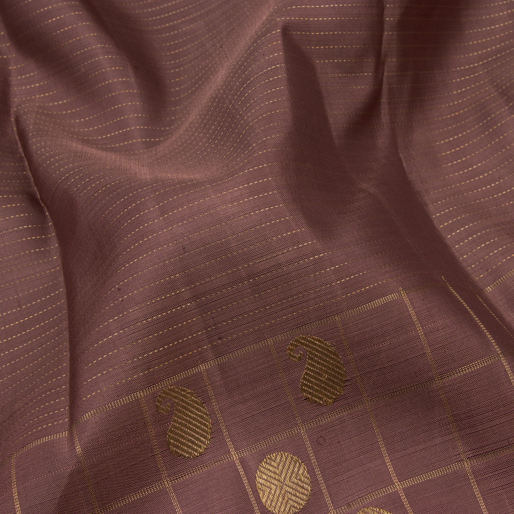 Kanakavalli Kanjivaram Silk Sari 22-599-HS001-14584 - Fabric View