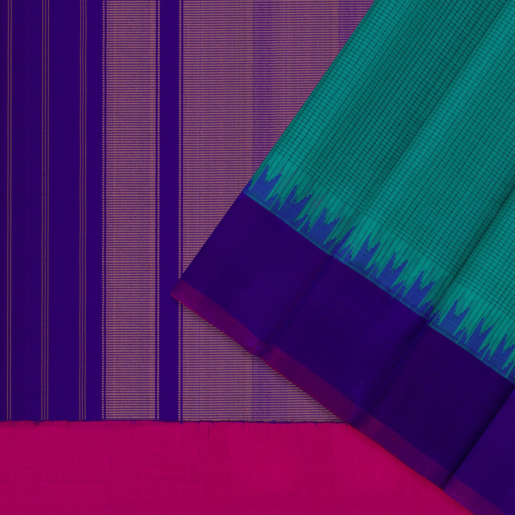 Kanakavalli Gadwal Silk/Cotton Sari 22-604-HS005-05692 - Cover View