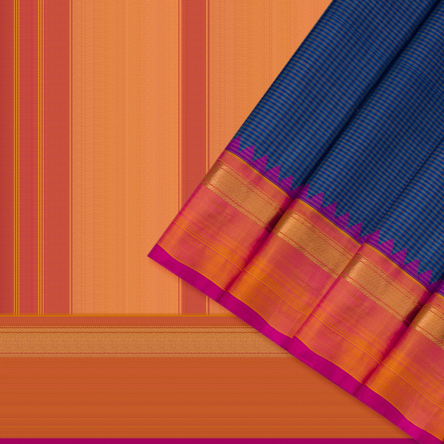 Kanakavalli Gadwal Silk/Cotton Sari 22-604-HS005-06707 - Cover View