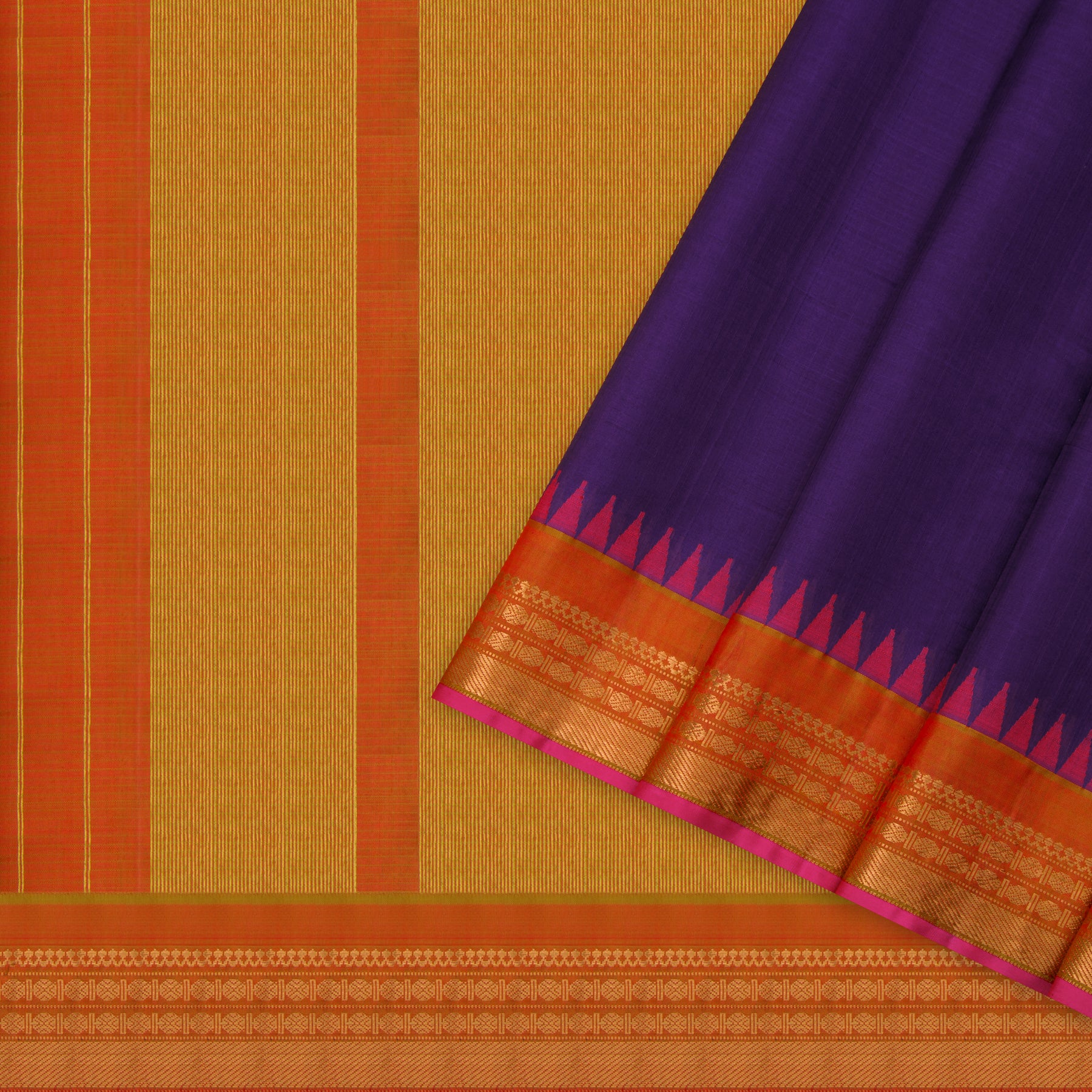 Kanakavalli Gadwal Silk/Cotton Sari 22-604-HS005-08066 - Cover View