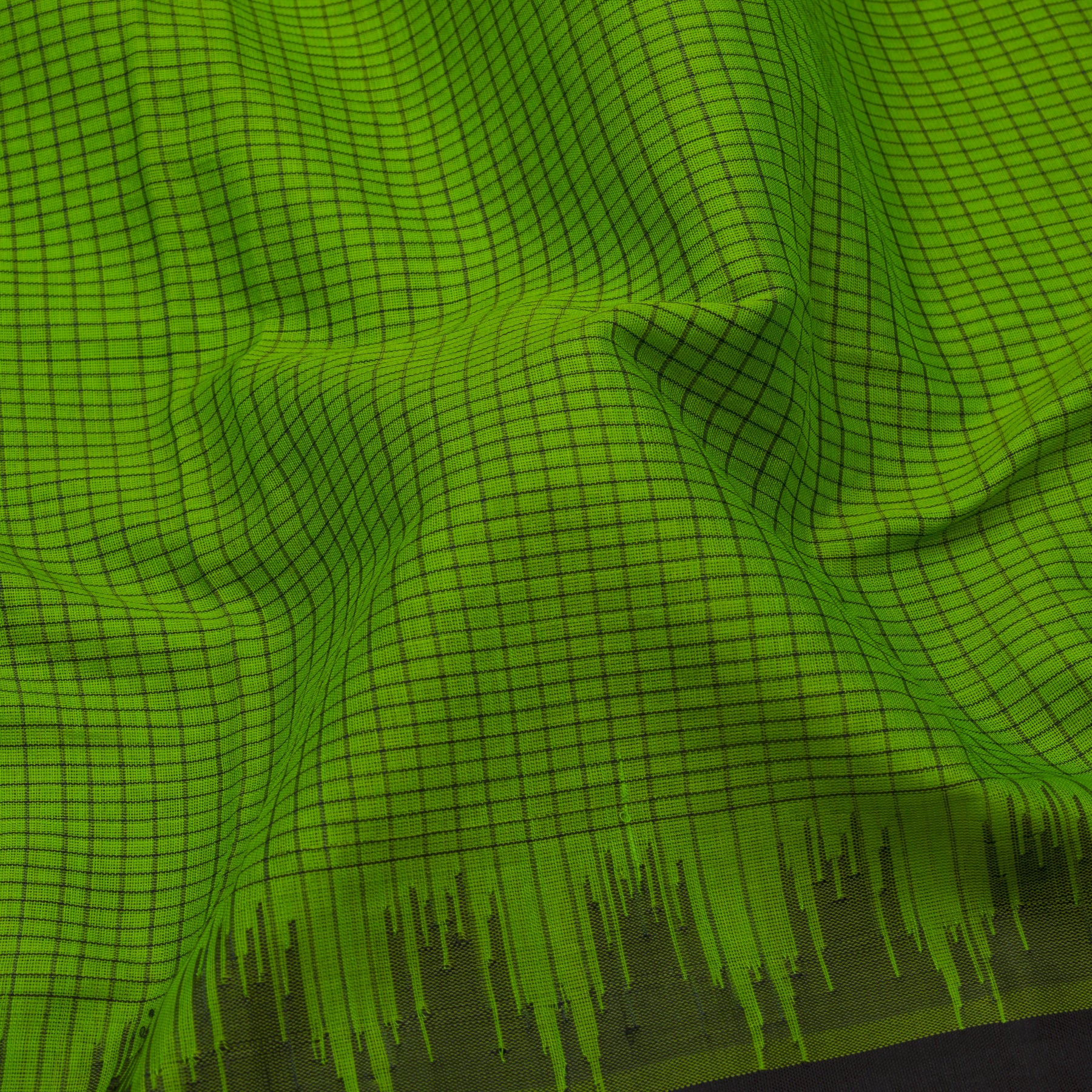 Kanakavalli Gadwal Silk/Cotton Sari 22-604-HS005-11502 - Fabric View
