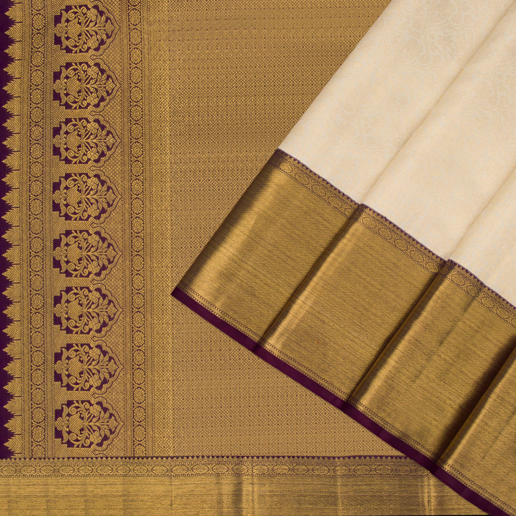 Kanakavalli Kanjivaram Silk Sari 22-608-HS001-03734 - Cover View